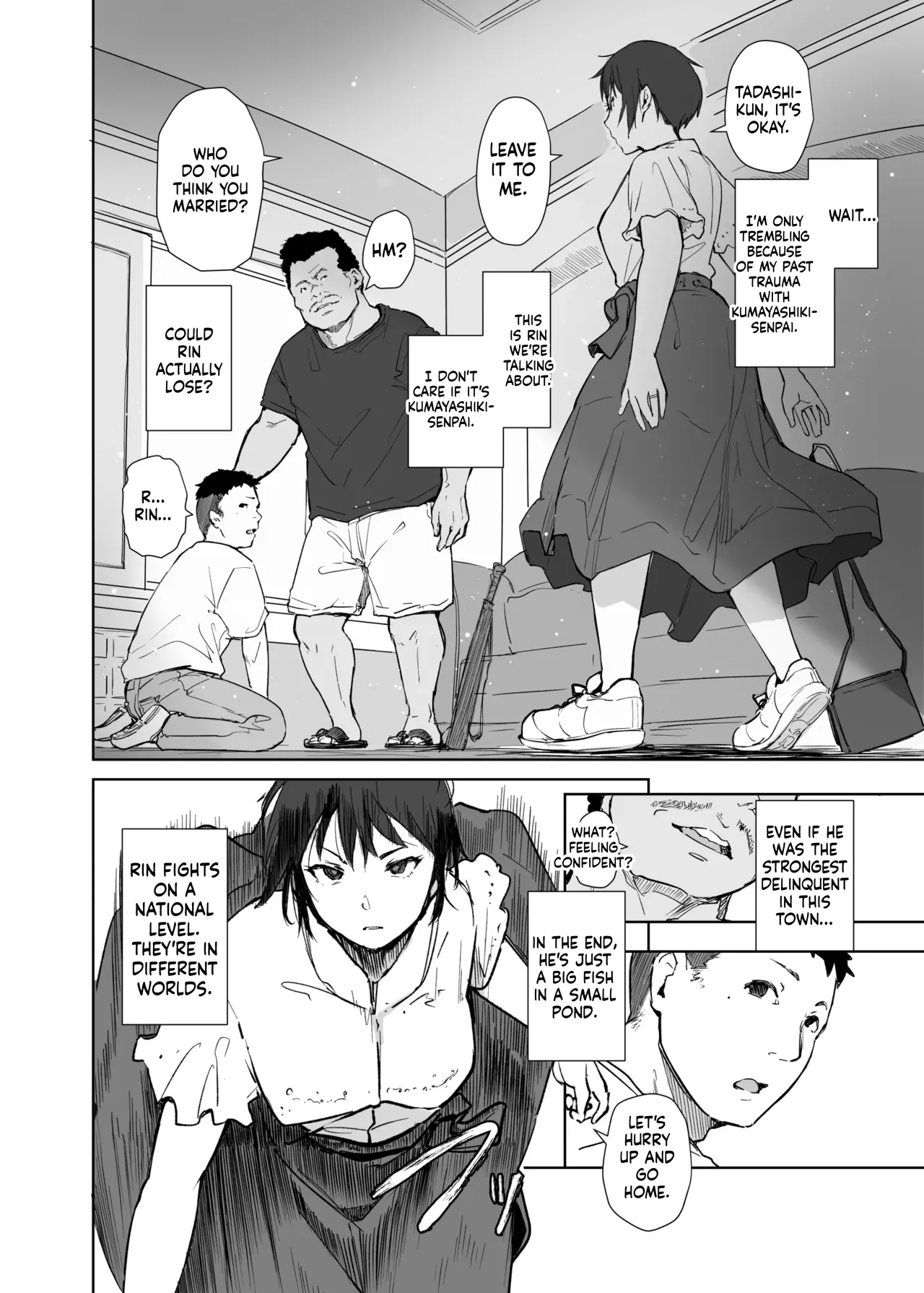 Jimoto no Yabai Senpai VS Boku no Tsuma - The Local Delinquent Senior VS. My Wife page 9 full
