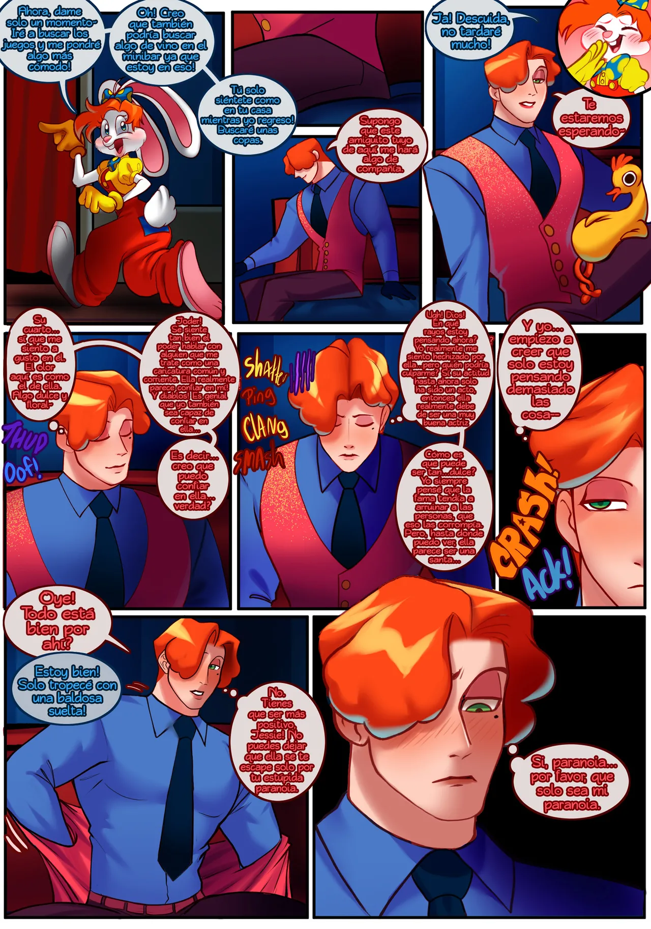 Who CREAMPIED! Rosey Rabbit page 4 full