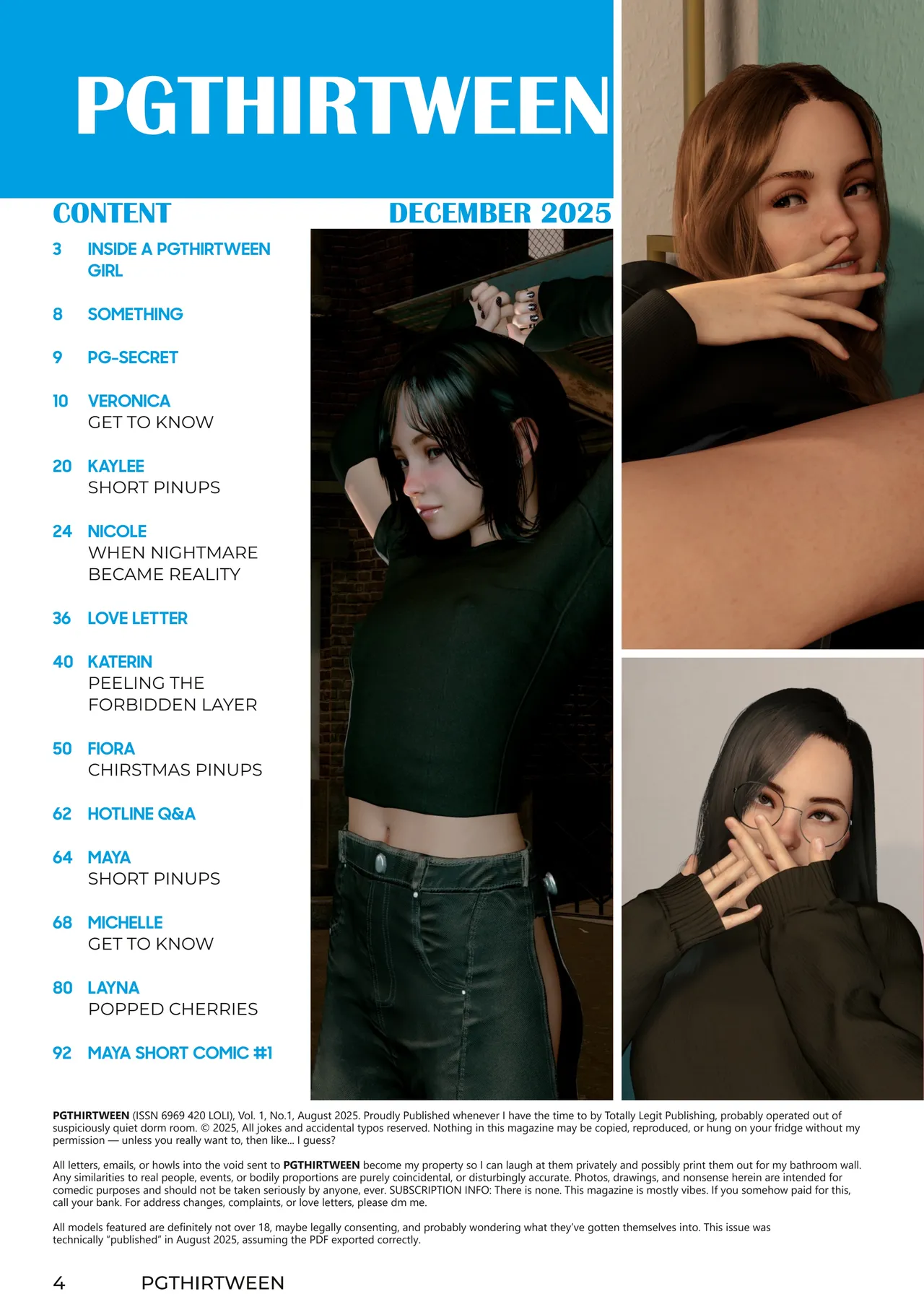 PGThirtween Issue No. 4 page 4 full