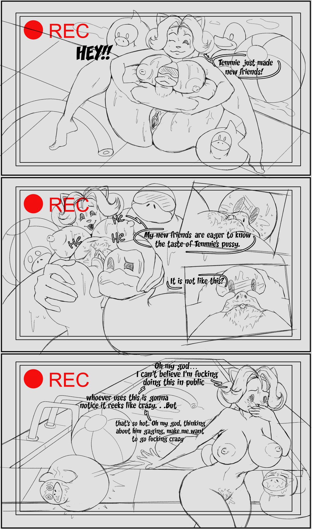 Temmie and Monster Kid + Extras page 11 full