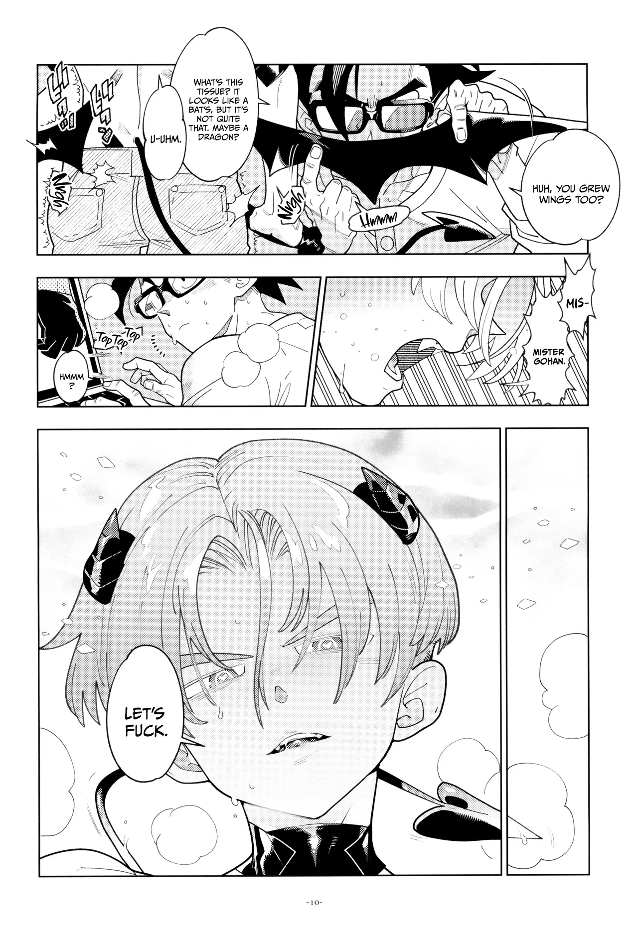 Trunks-kun Succubus ni Naru. | Trunks Became a Succubus page 10 full