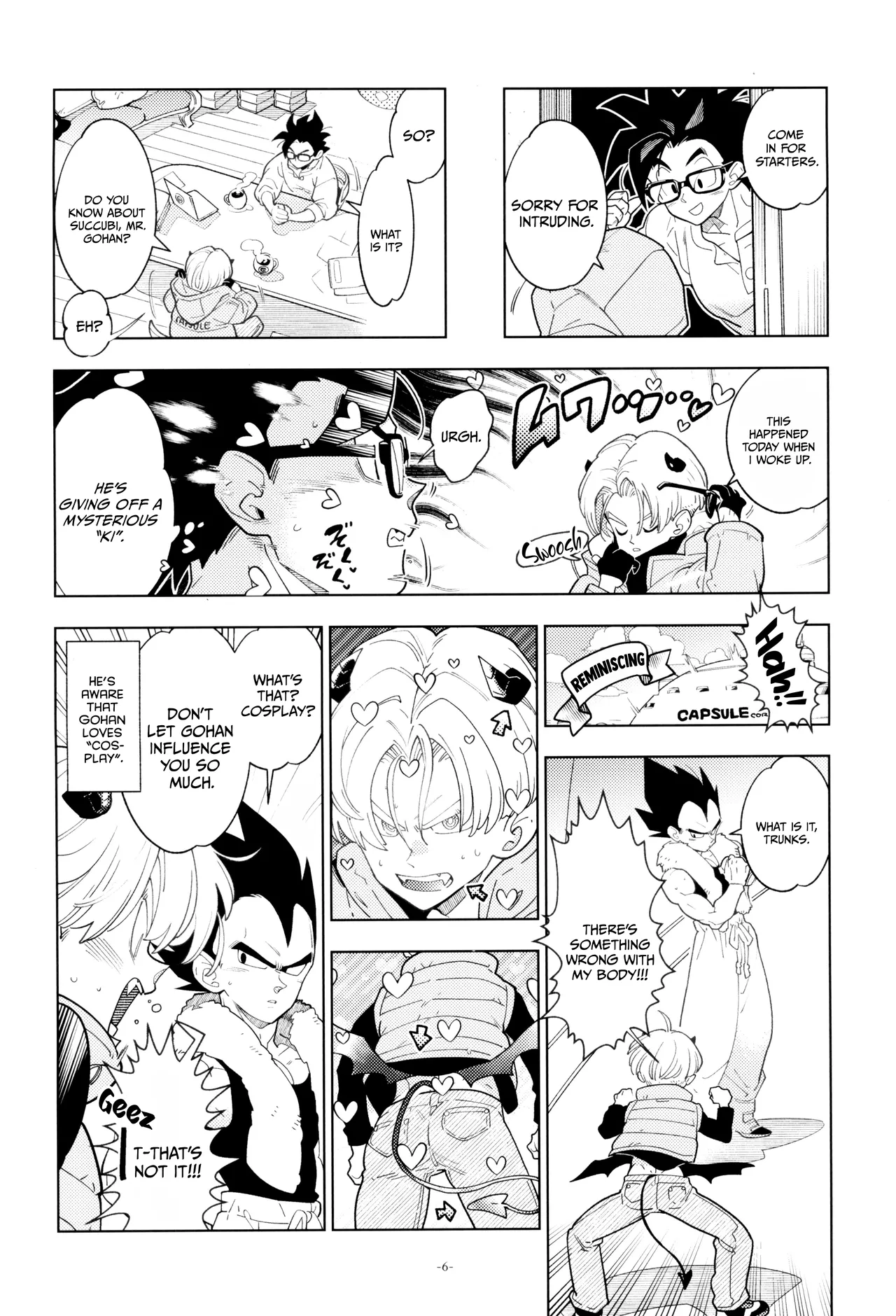 Trunks-kun Succubus ni Naru. | Trunks Became a Succubus page 6 full