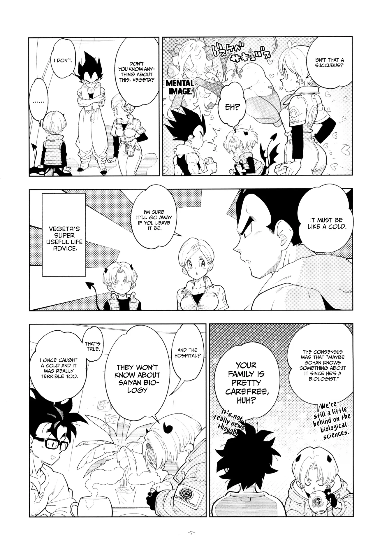 Trunks-kun Succubus ni Naru. | Trunks Became a Succubus page 7 full