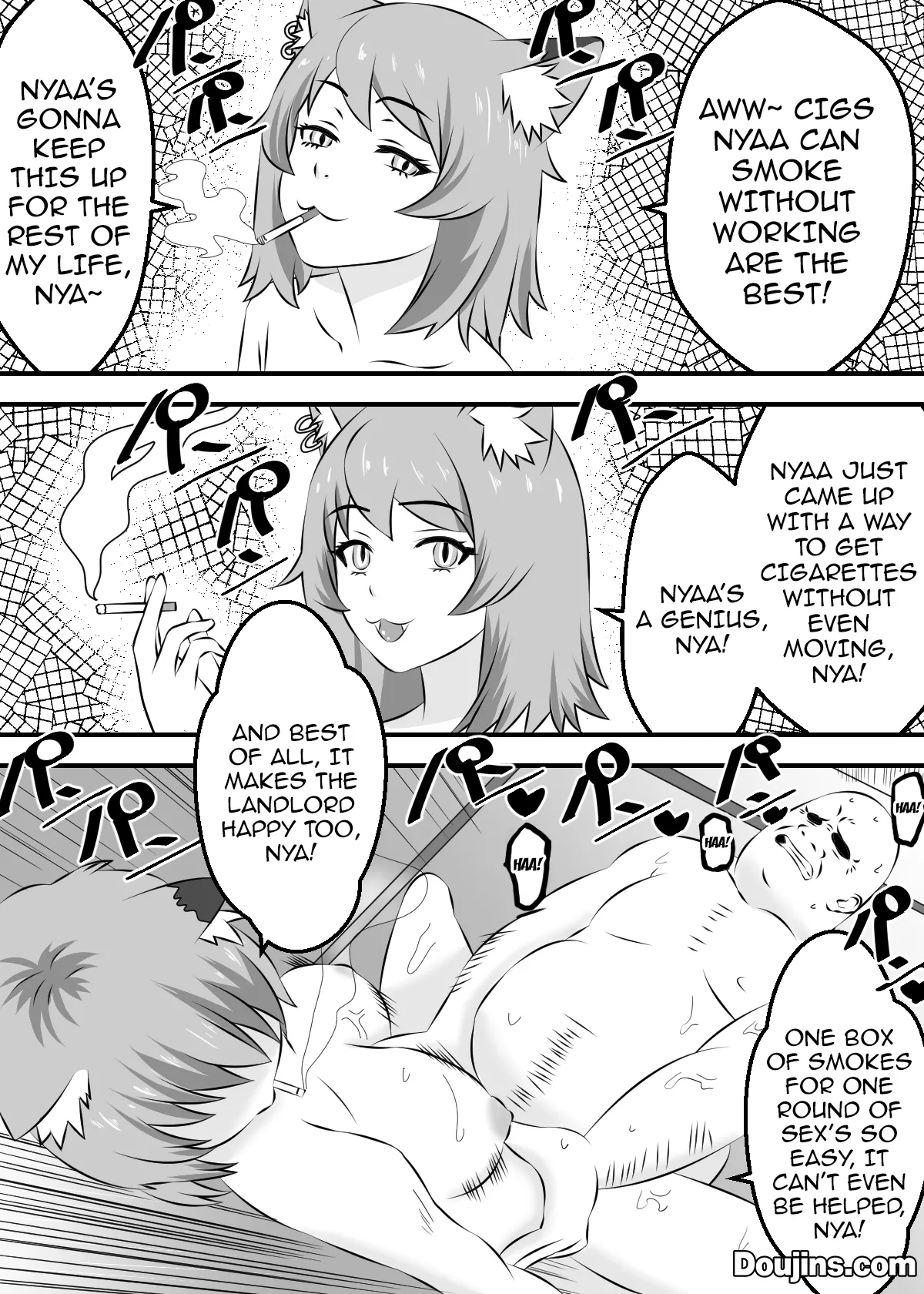 Yarineko Fukanshou no Maguro Juujin Sato Yaniko to Ippatsu Ibako / Yarineko - One Pack A Round to Fuck The Frigid Beastwoman Sato Yaniko page 2 full