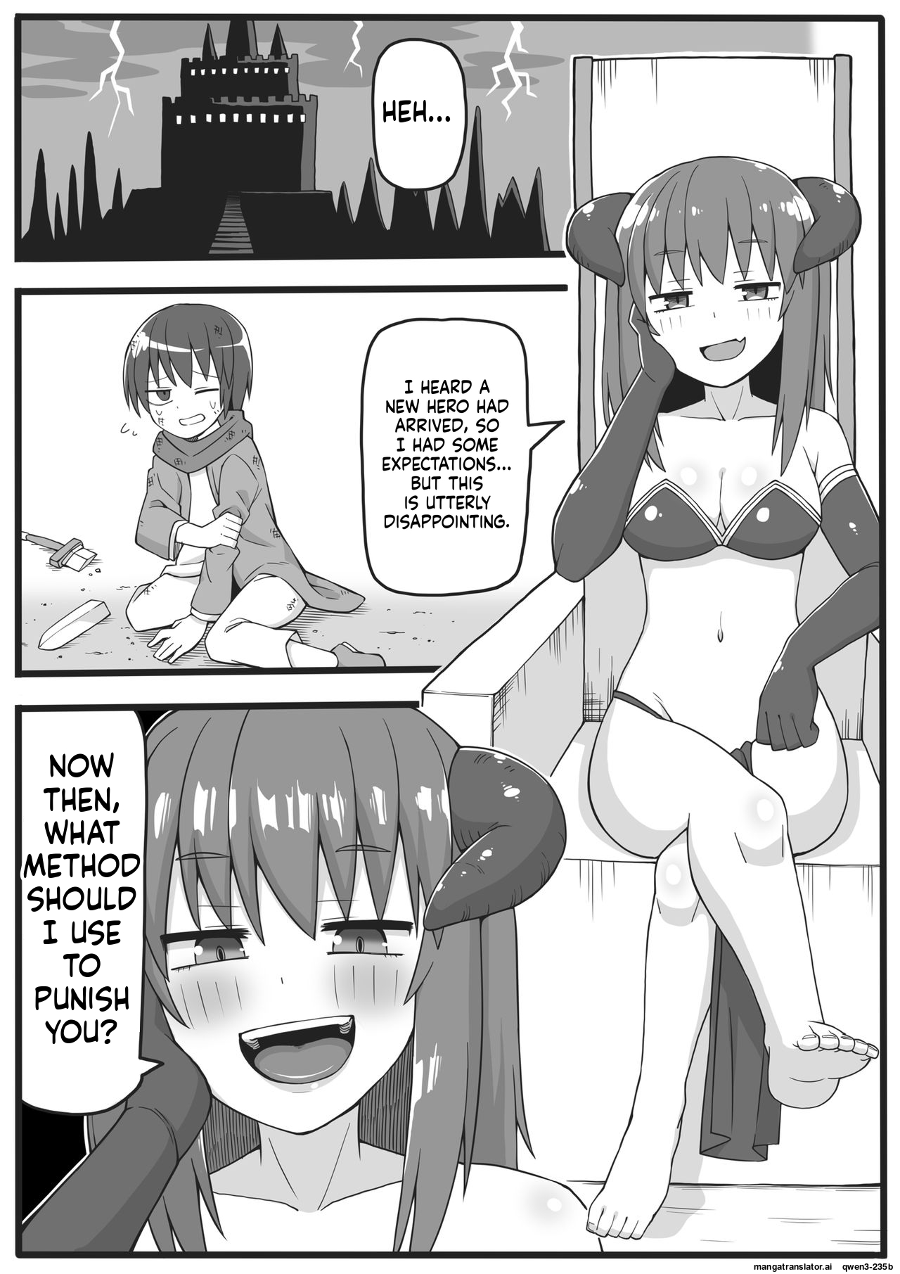 Yuusha ga Chiisaku sarete Ecchi na Koto o Sarete shimau Manga page 1 full