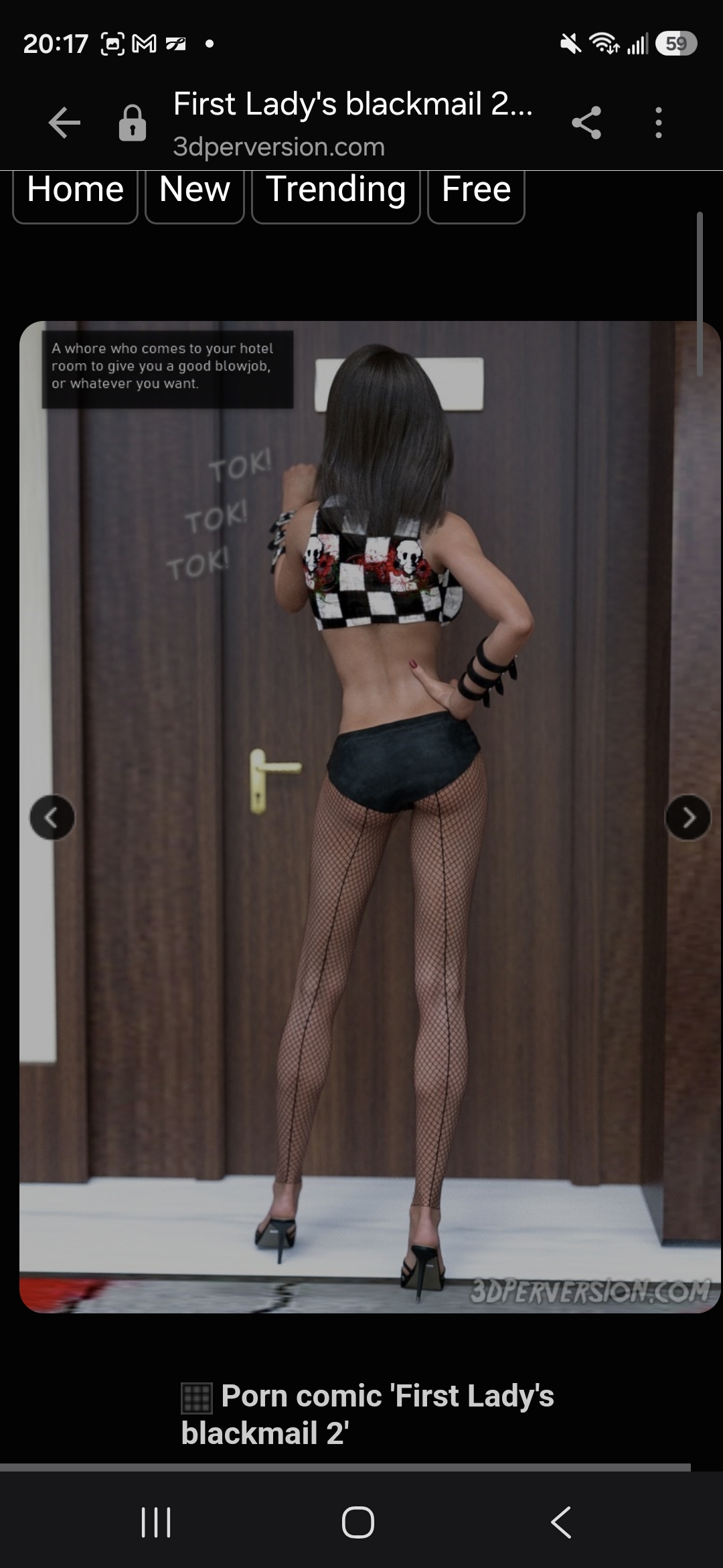 3DPerversionFirst Lady's blackmail 2 & 3 page 5 full