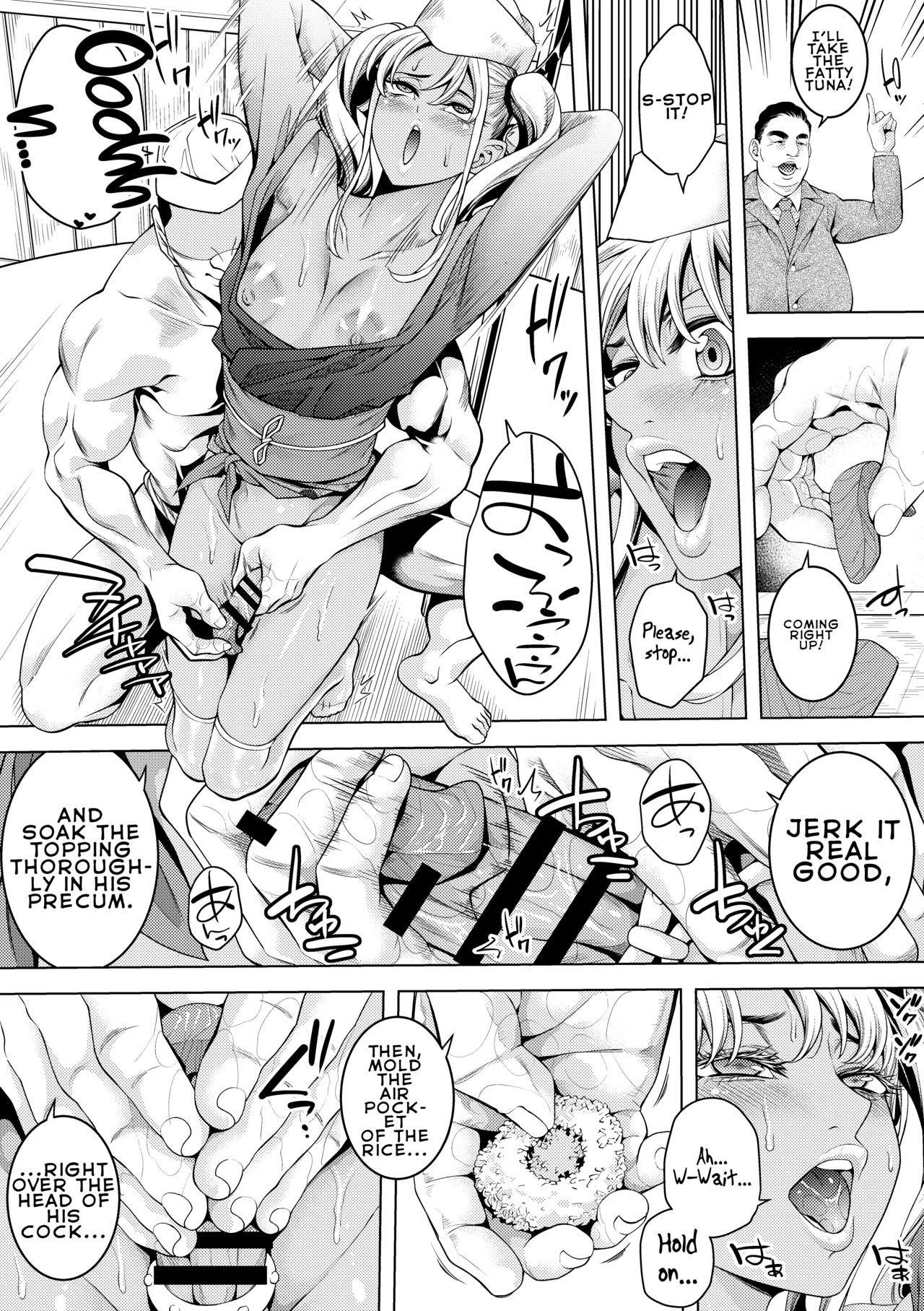 Gyaru Otoko no Musume Sōsa-kan to Chinko Nigiri Sushi | Gyaru Femboy Investigator and Penis Nigiri Sushi page 11 full