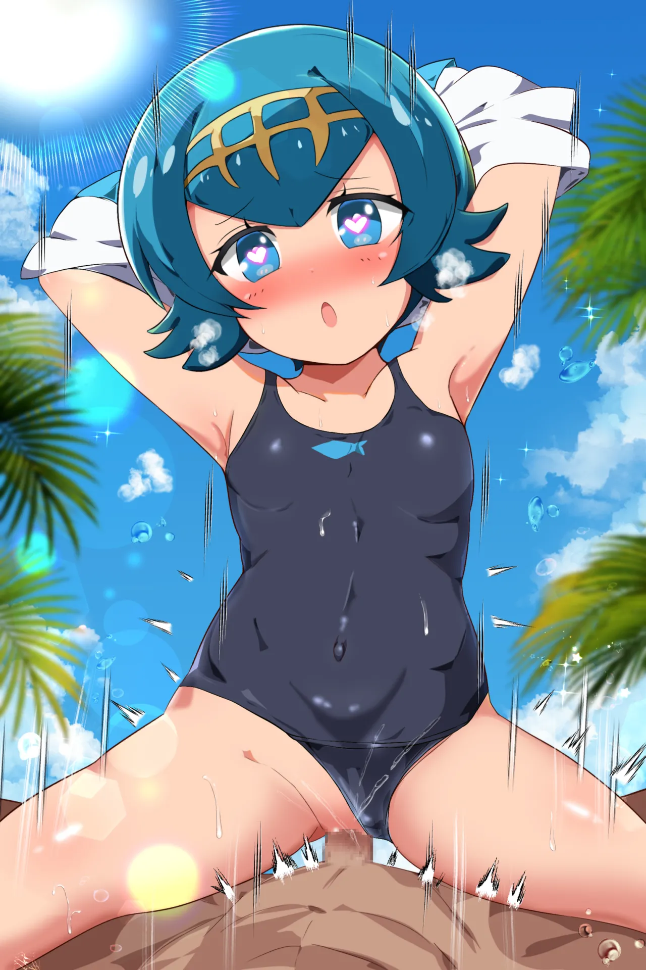 Suiren to Oyogu Mae no JunbiUndou KIjoui H ♡ page 4 full