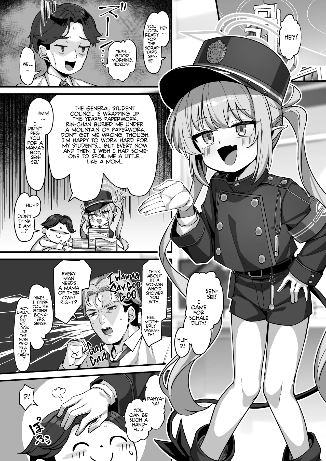 Tachibana Nozomi ni Babutte Ogyattetara Osowarechatta Hanashi | I Said Goo-goo Gaa-gaa to Nozomi and She Raped Me! page 4 full