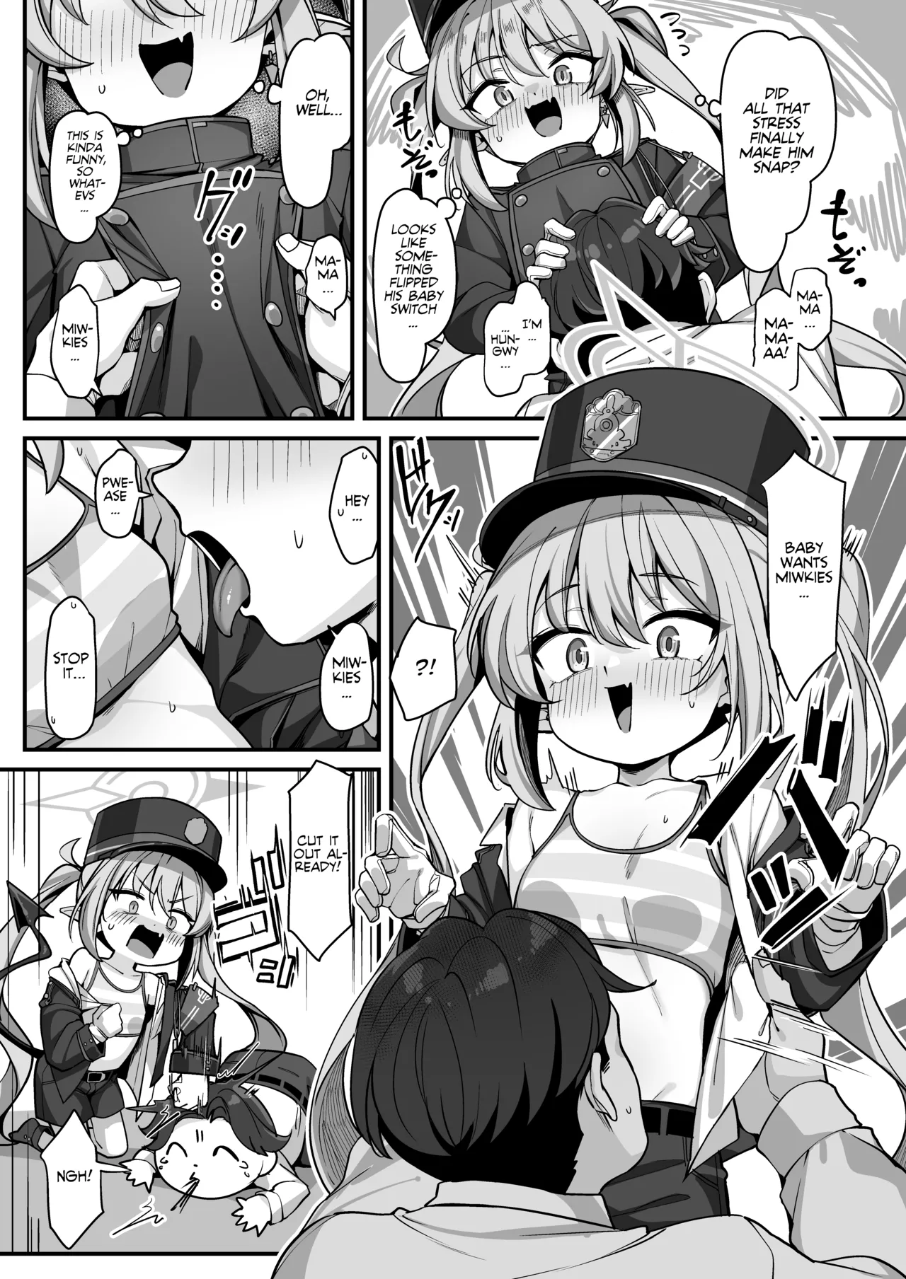Tachibana Nozomi ni Babutte Ogyattetara Osowarechatta Hanashi | I Said Goo-goo Gaa-gaa to Nozomi and She Raped Me! page 6 full