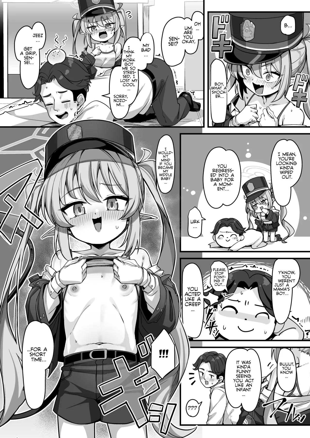Tachibana Nozomi ni Babutte Ogyattetara Osowarechatta Hanashi | I Said Goo-goo Gaa-gaa to Nozomi and She Raped Me! page 7 full