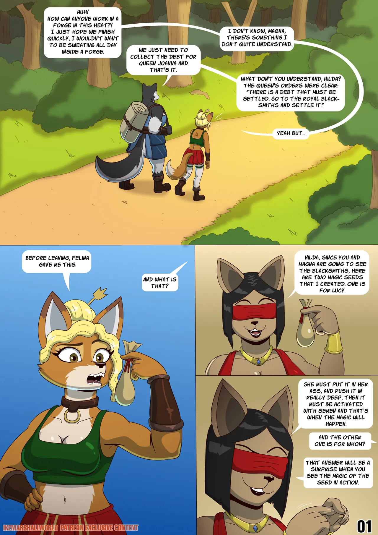 The Fox and the Wolf 5 page 1 full