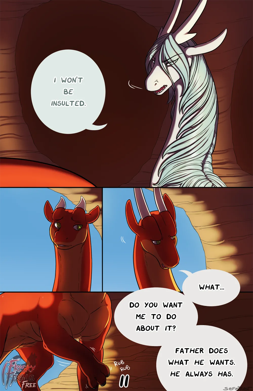 Frisky Ferals - Family Matters page 12 full