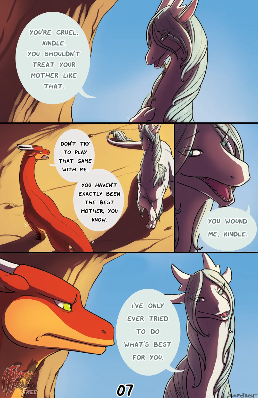 Frisky Ferals - Family Matters page 8 full