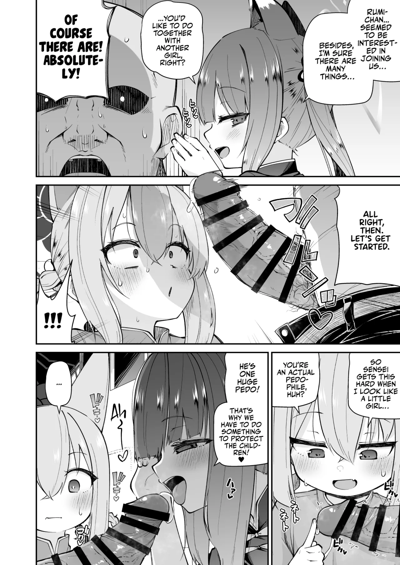 Lolicon Sensei ga Hoka no Seito ni Te o Dasanai You ni Nandemo Iu Koto o Kiite kureru Youjo Shun & Rumi no Hon | Little Shunny And Runny Will Sacrifice Themselves So That Their Pedo Sensei Won't Molest Kids! page 6 full