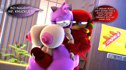 Amy X Knuckles by Rocketspuff