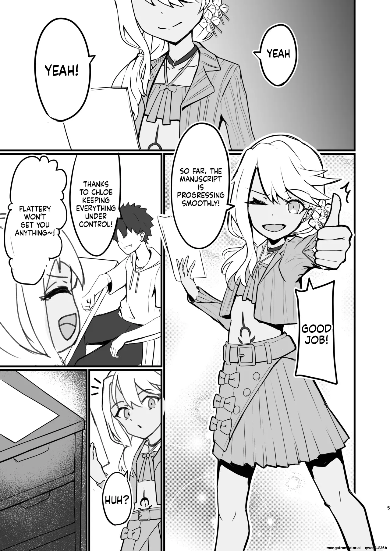 Sa, Sakuga Shiryou dakara... page 4 full