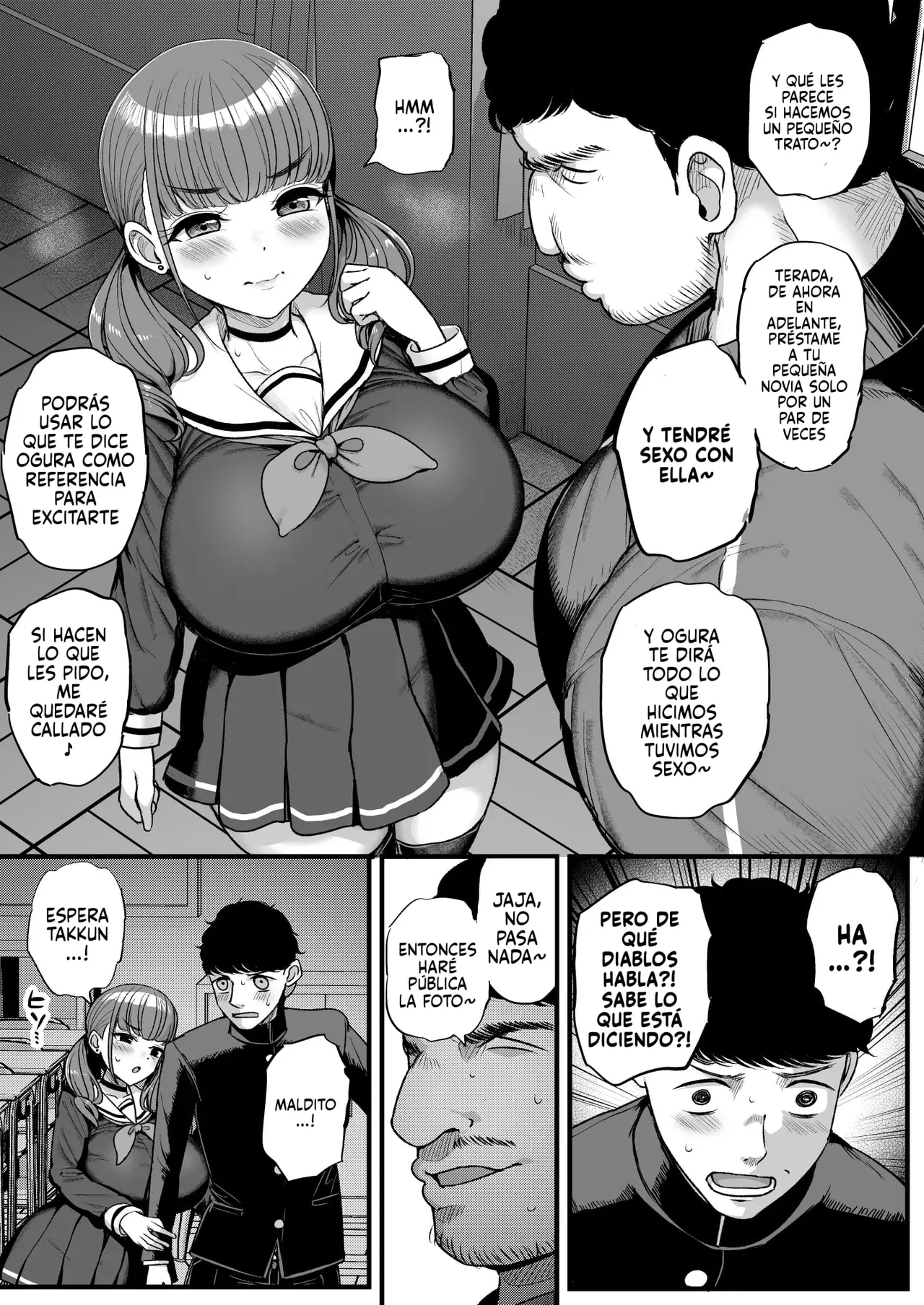 Namaiki Kanojo wa Kyou mo Aitsu ni Dakareru.｜Mi Novia se Deja Acariciar por el Profesor de Educación Física. page 10 full