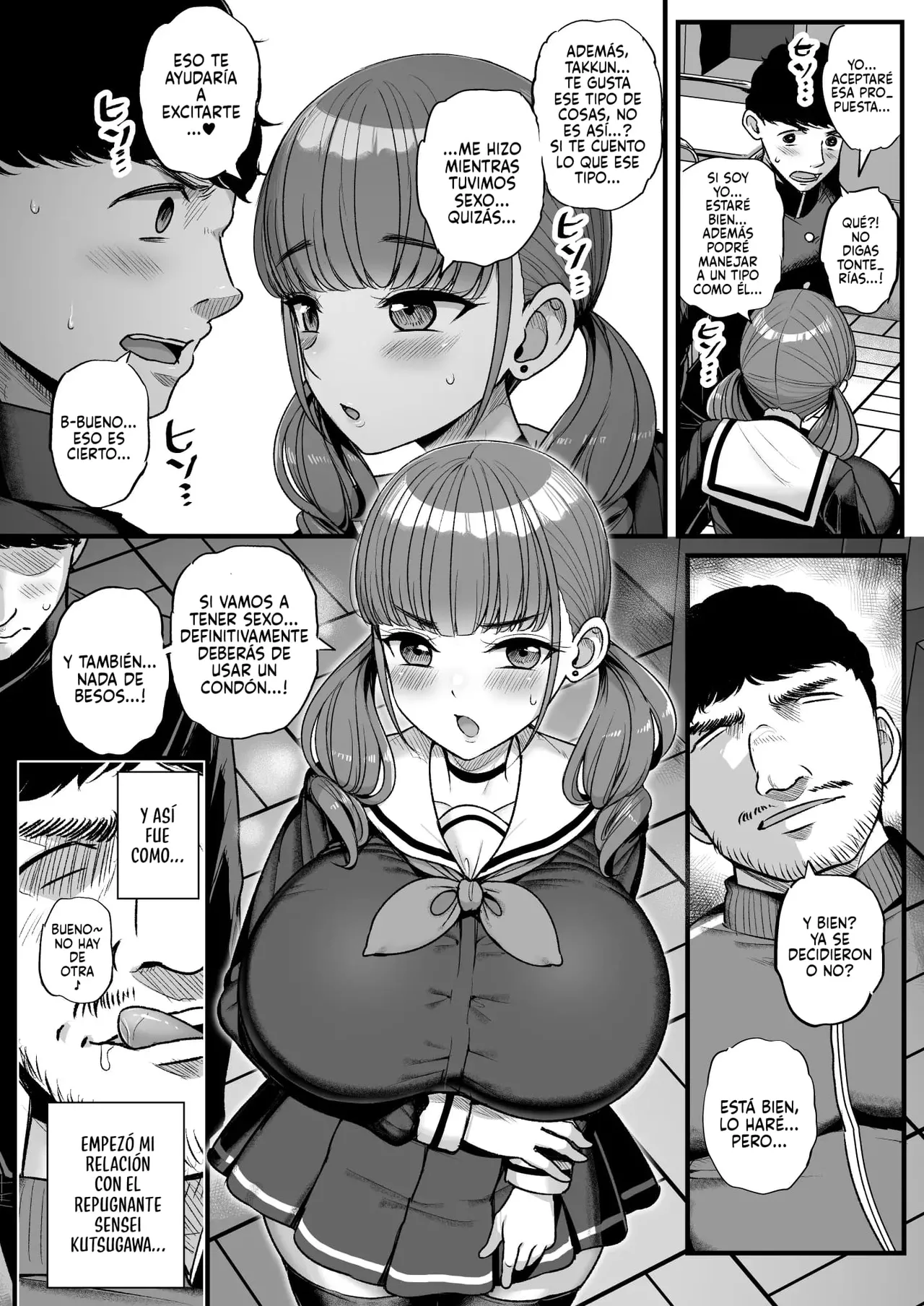 Namaiki Kanojo wa Kyou mo Aitsu ni Dakareru.｜Mi Novia se Deja Acariciar por el Profesor de Educación Física. page 11 full
