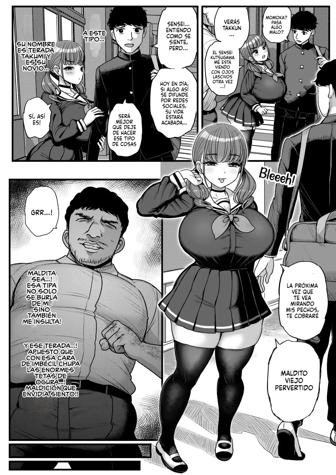 Namaiki Kanojo wa Kyou mo Aitsu ni Dakareru.｜Mi Novia se Deja Acariciar por el Profesor de Educación Física. page 3 full