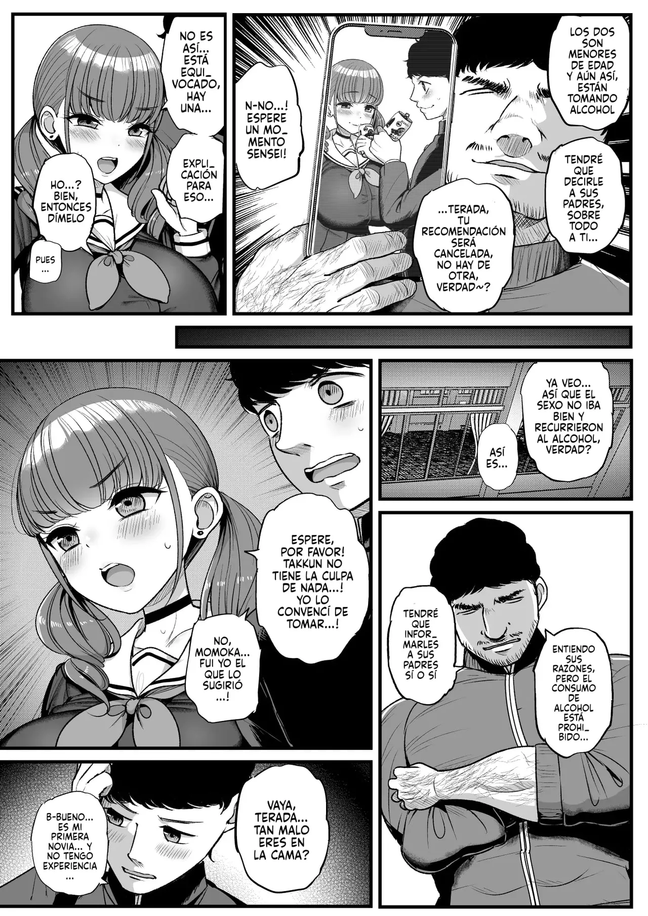 Namaiki Kanojo wa Kyou mo Aitsu ni Dakareru.｜Mi Novia se Deja Acariciar por el Profesor de Educación Física. page 9 full