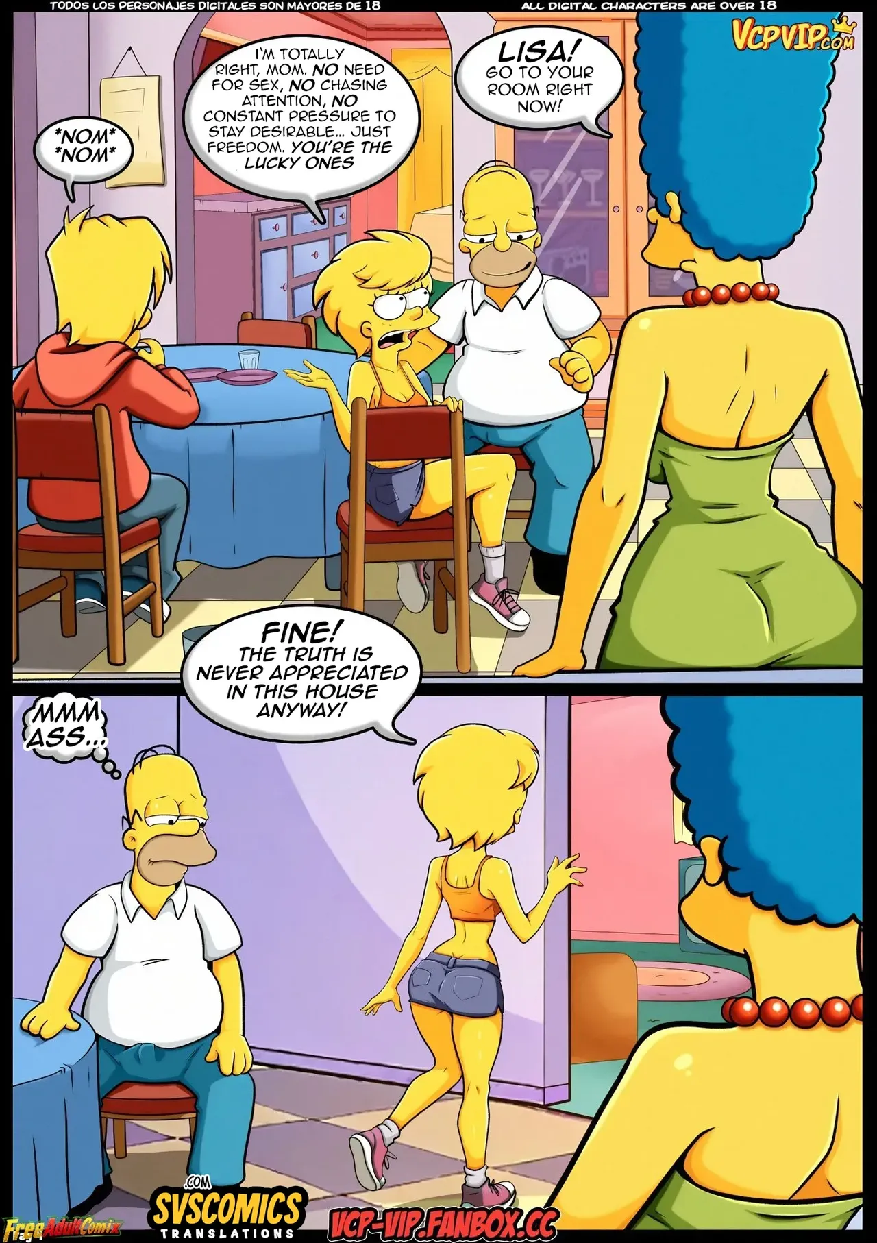 The Simpsons- HORNY MOM MARGE page 5 full