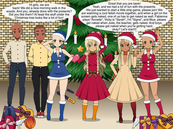 Christmas Girl celebrates Christmas - Merry Christmas 2 cover