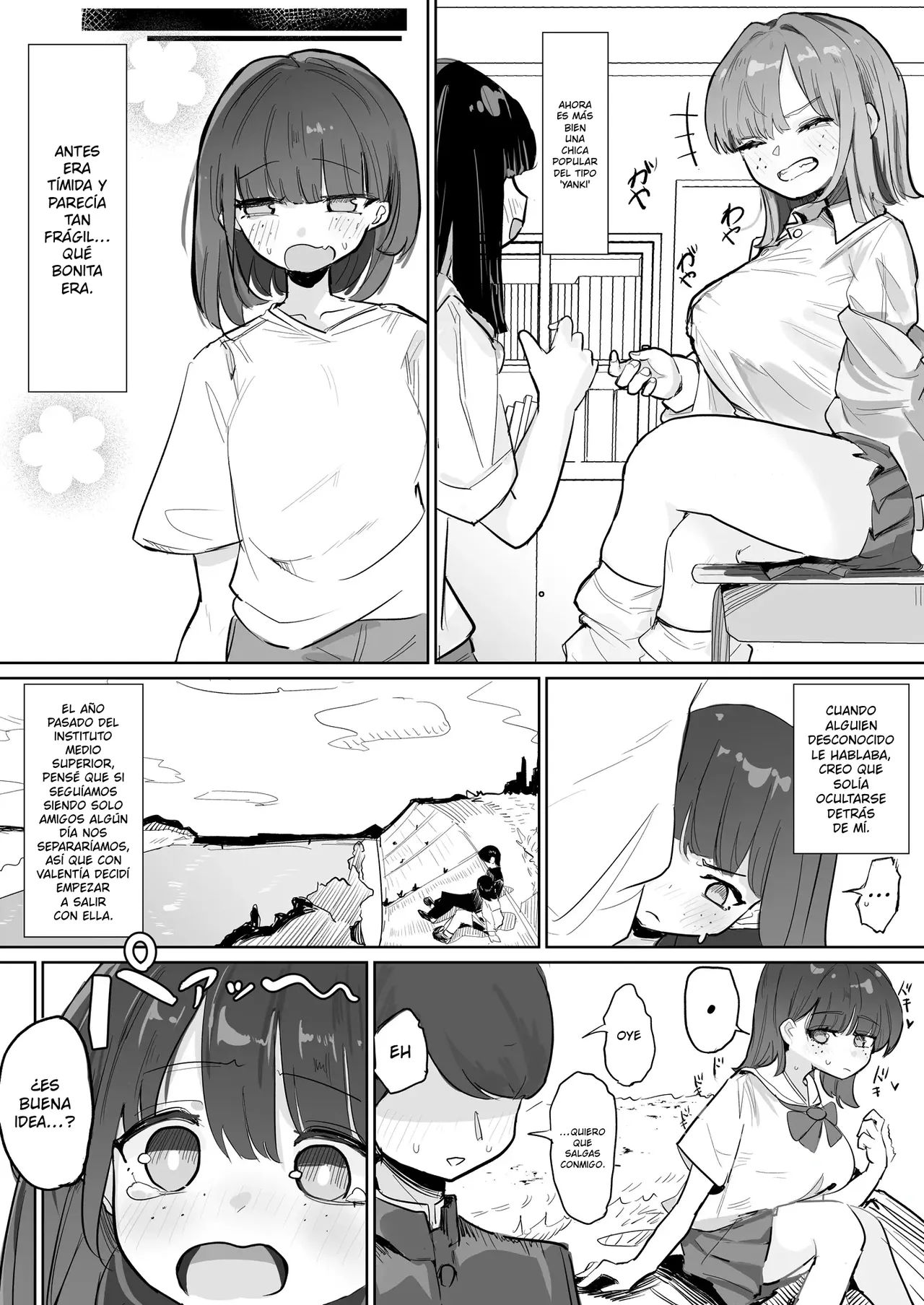 ~Seikyouiku NTR~ Gal Osananajimi Kanojo, Senpai no Noukou Seishidou de Manko Nou ni Ochiru｜~Educación sexual NTR~ Mi novia, una chica guapa con la que crecí, cae en la obsesión sexual tras recibir una intensa formación sexual por parte de un compañero de curso mayor page 3 full