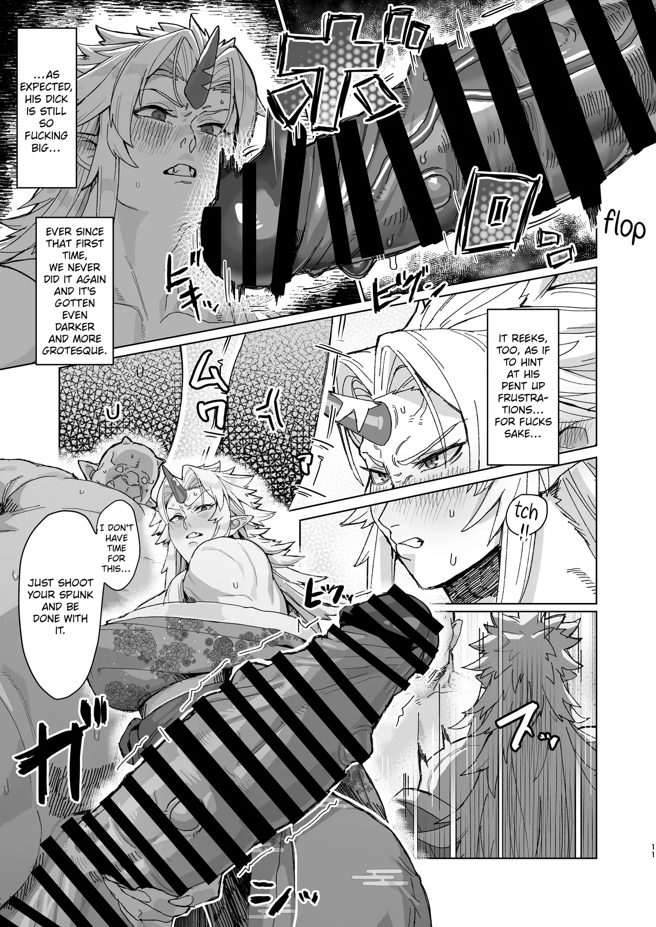Yuugi Nee-san to Orc ga Kunzu Hoguretsu 2 | Yuugi Locked In A Grapple With An Orc 2 page 10 full
