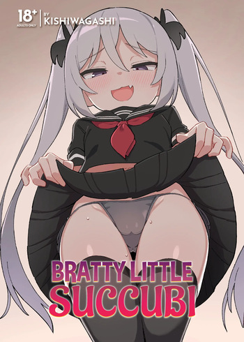[Dagashiya (Wagashi)] Mesugaki Succubus-tachi ni Shiboritorareru Hon | Bratty Little Succubi [English] [J18] [Decensored] [Digital] cover