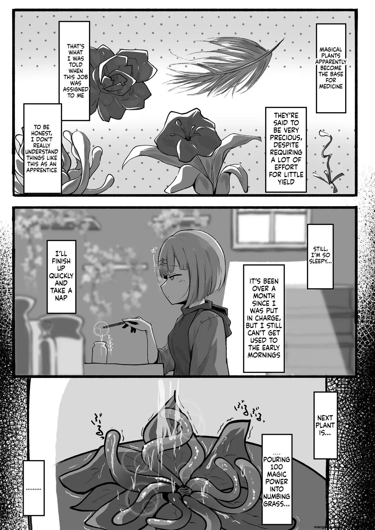 Minarai Mahoutsukai ni Shokubutsu no Kanri wa Muzukashii page 3 full