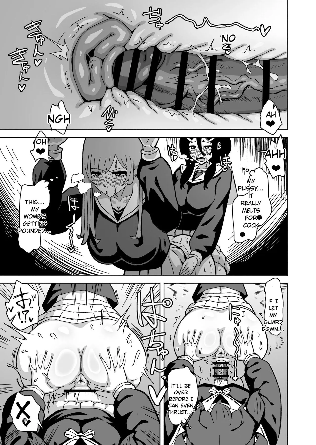 A Futanari Introvert Who Eventually Sets Up a Sex Room and Has Wild Sex with the Class Gals page 11 full