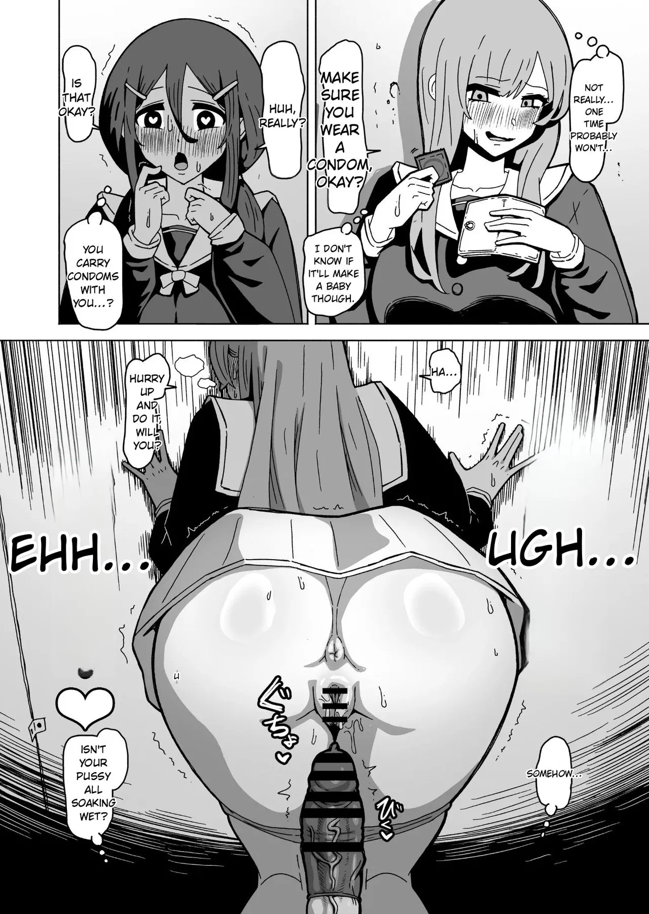 A Futanari Introvert Who Eventually Sets Up a Sex Room and Has Wild Sex with the Class Gals page 8 full