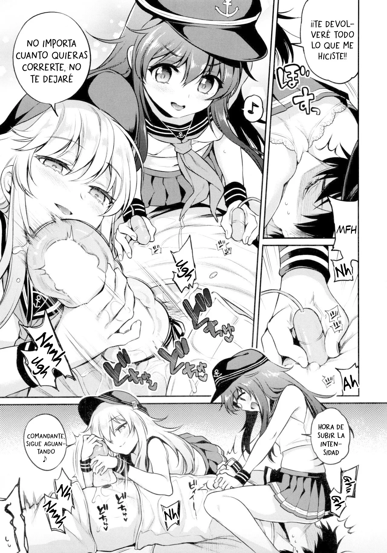 Akatsuki Hibiki-chan x Gyaku Batsu Game | Akatsuki-chan y Hibiki-chan x Juego de castigo inverso page 10 full