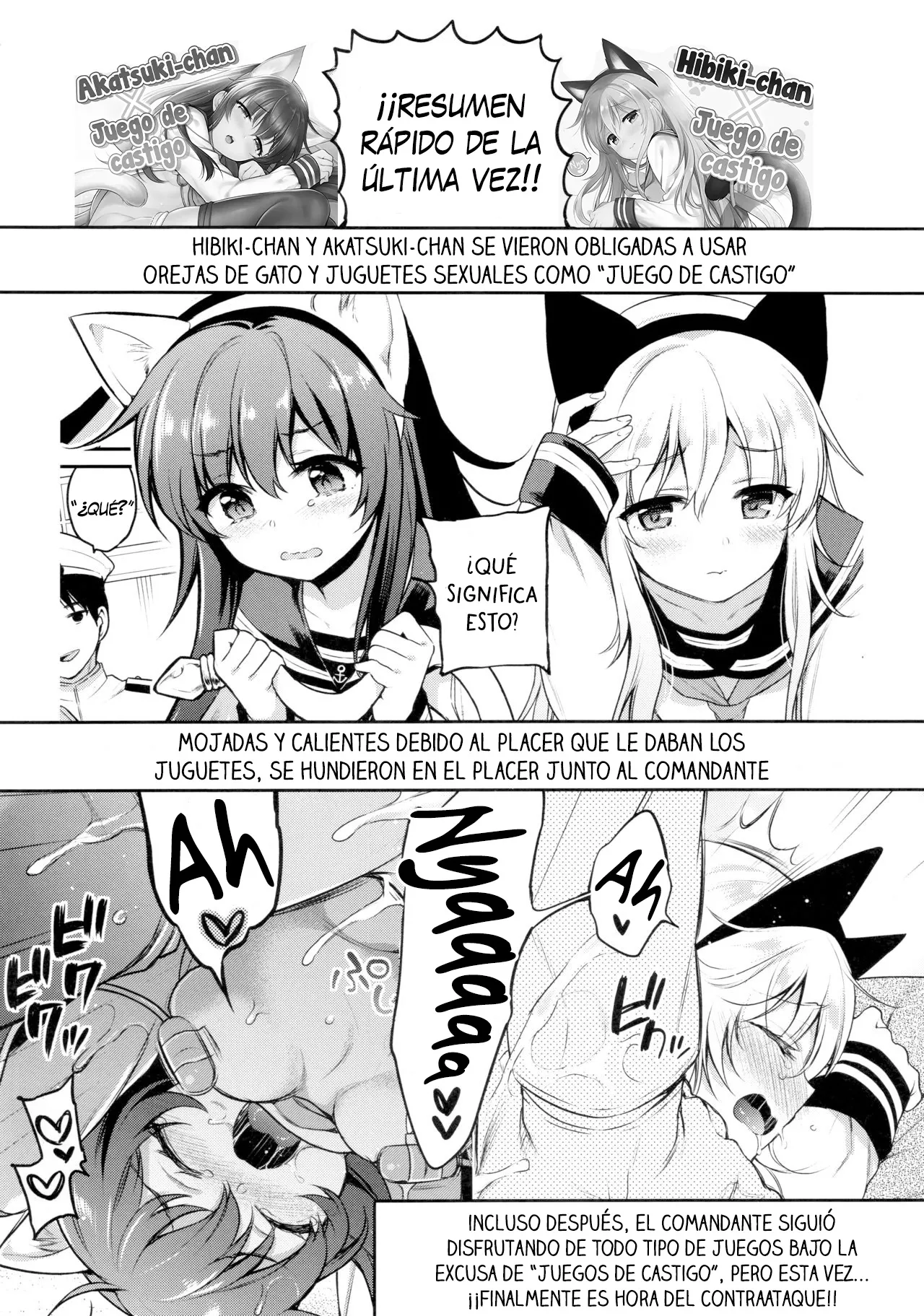 Akatsuki Hibiki-chan x Gyaku Batsu Game | Akatsuki-chan y Hibiki-chan x Juego de castigo inverso page 3 full