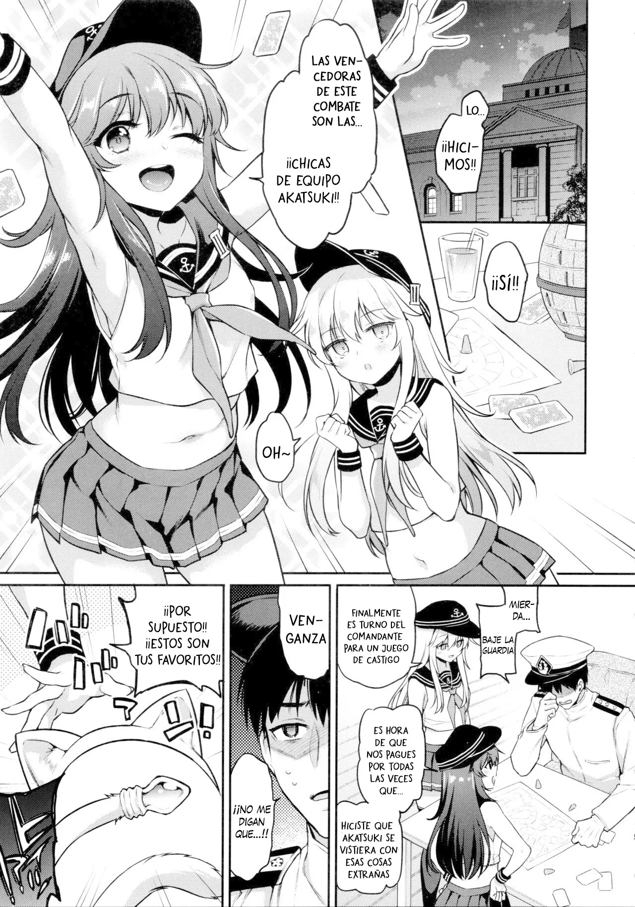 Akatsuki Hibiki-chan x Gyaku Batsu Game | Akatsuki-chan y Hibiki-chan x Juego de castigo inverso page 4 full