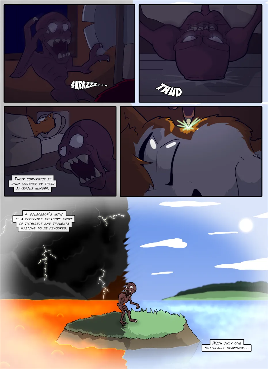 Caves and Critters: Chapter 5.1 - Interlude - "On Lesser Demons" page 3 full