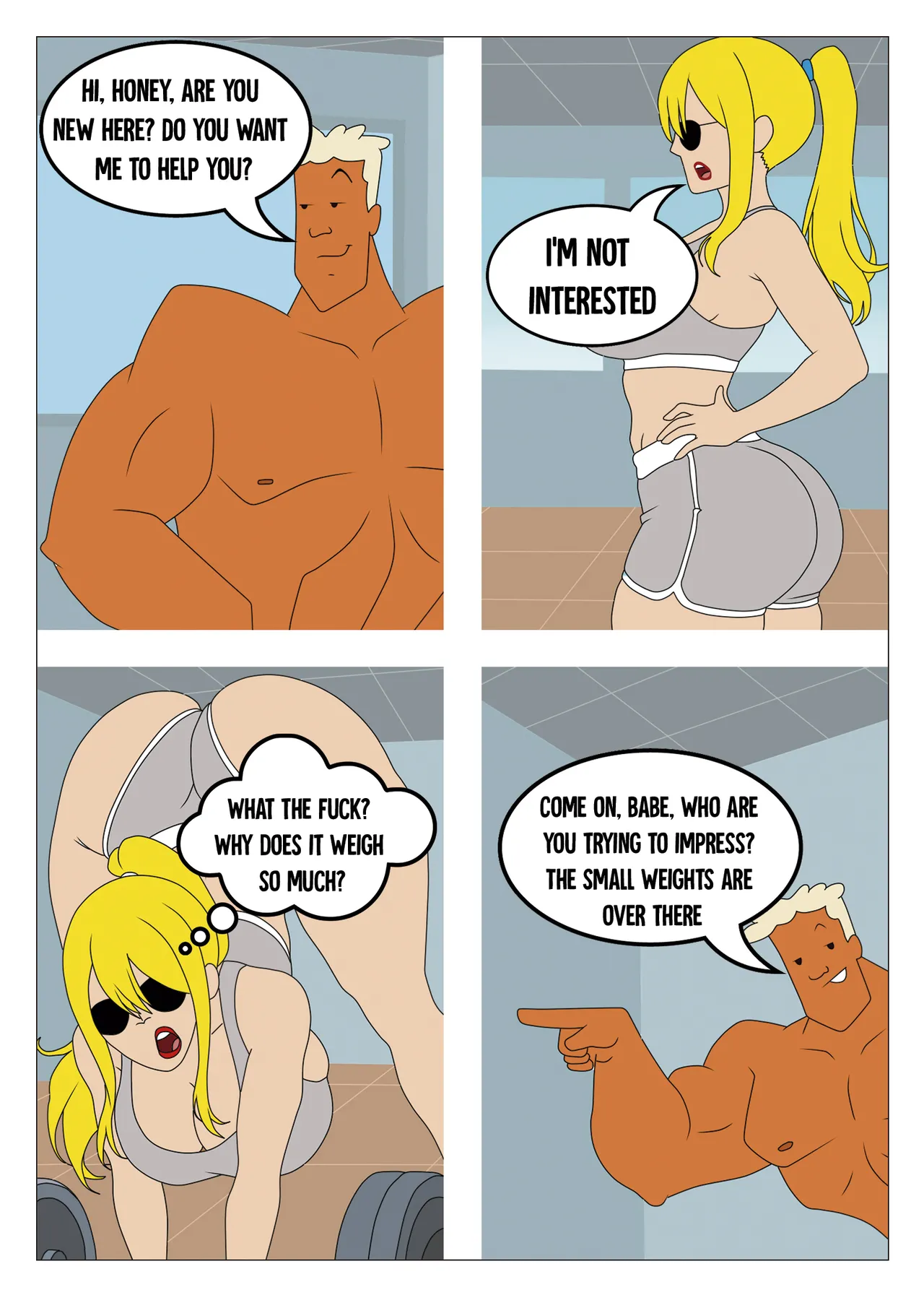 Sun, Beach and a Blond page 8 full