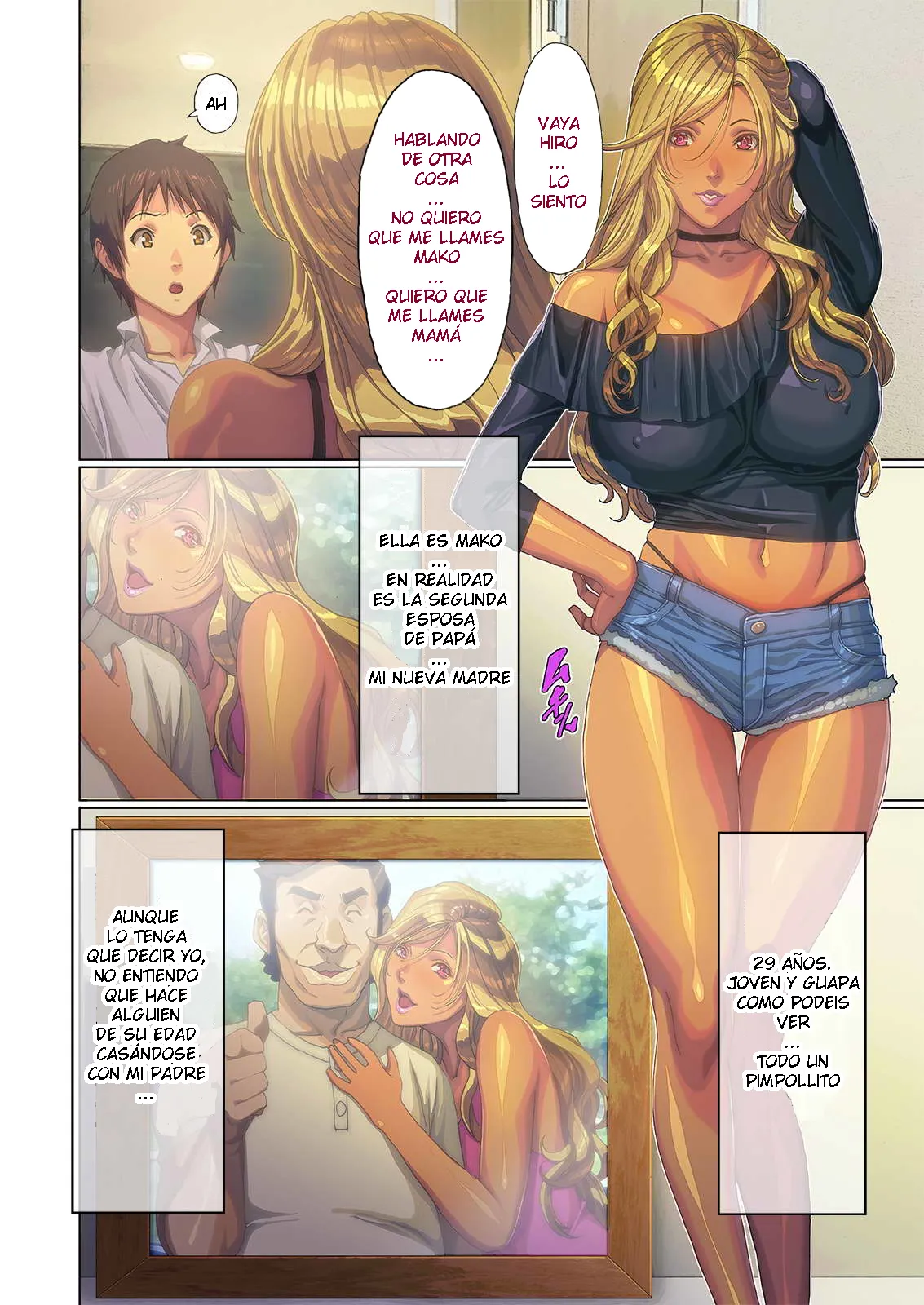 Homare  - Wagaya ni gyaru mama ga yattekita!! 1 ESP page 7 full