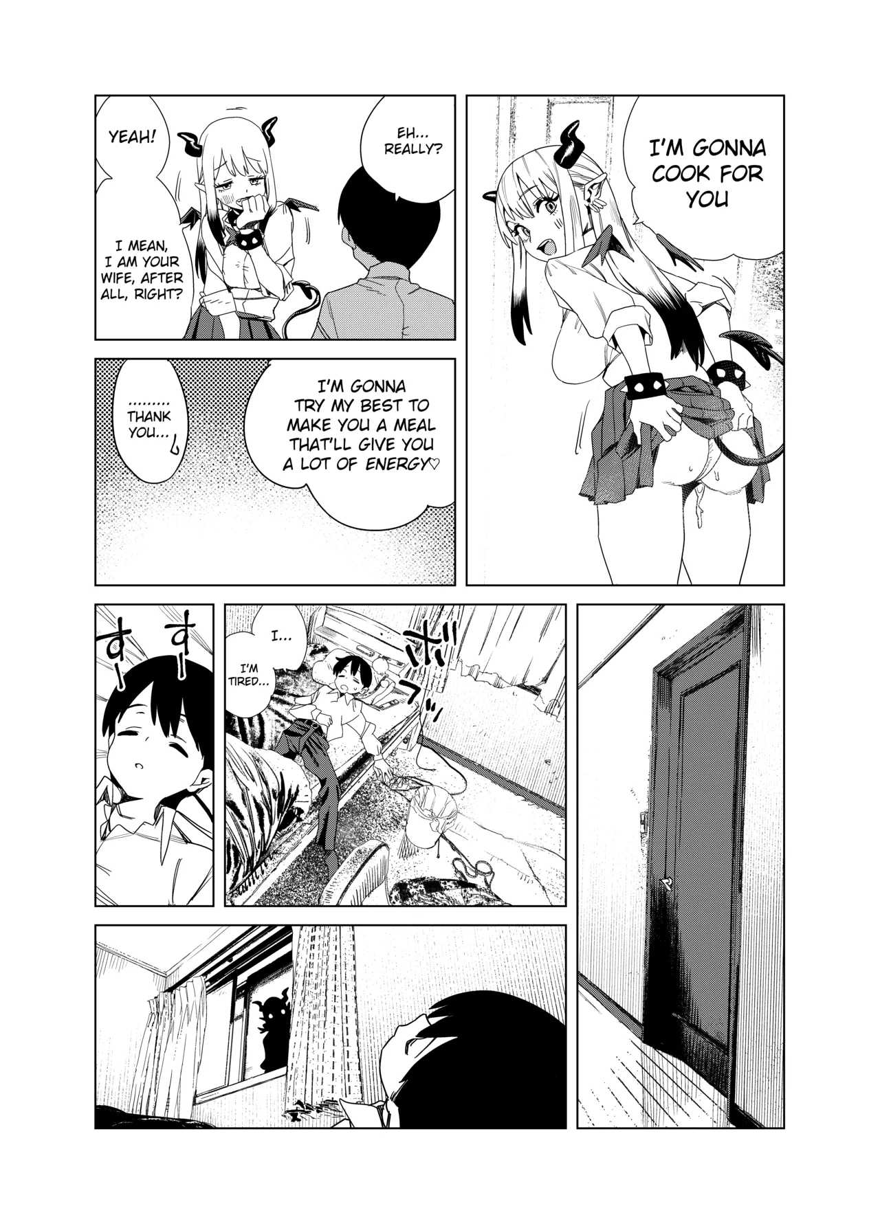 Tenkou Shitekita Gal Succubus no Gochisou wa Boku Hitori!? 2 page 10 full