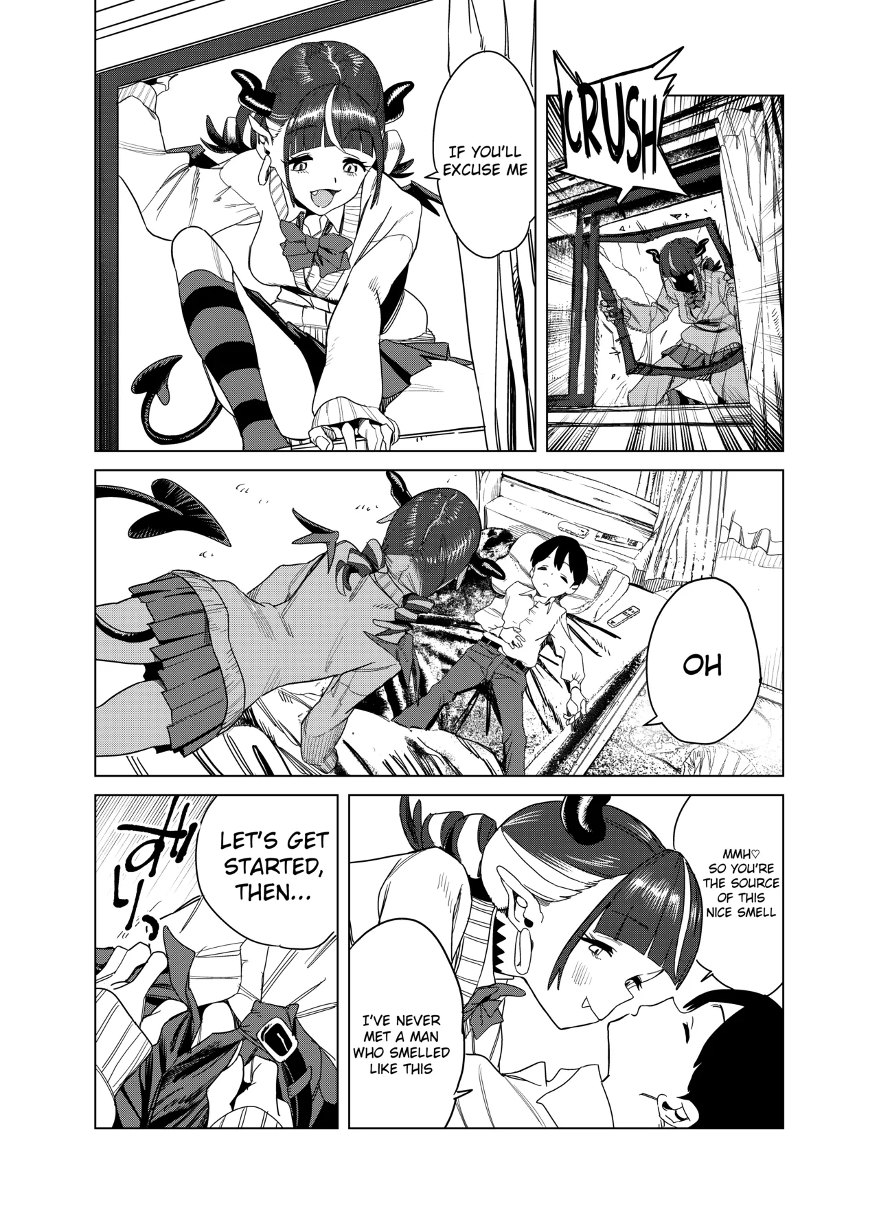 Tenkou Shitekita Gal Succubus no Gochisou wa Boku Hitori!? 2 page 11 full