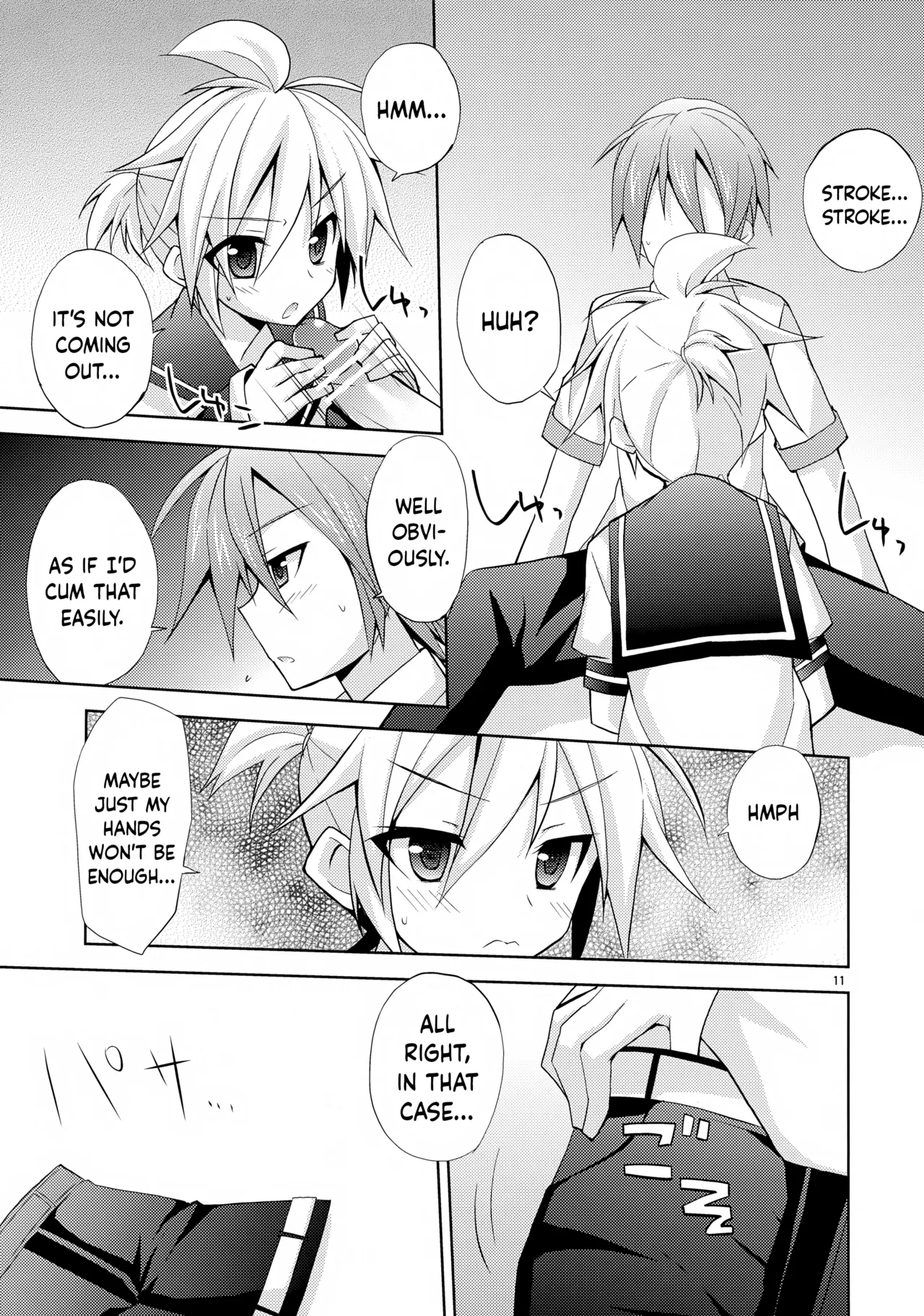 Len-kun ga Gachi Sugite Kowai | Len-kun Is So Eager It Scares Me page 11 full