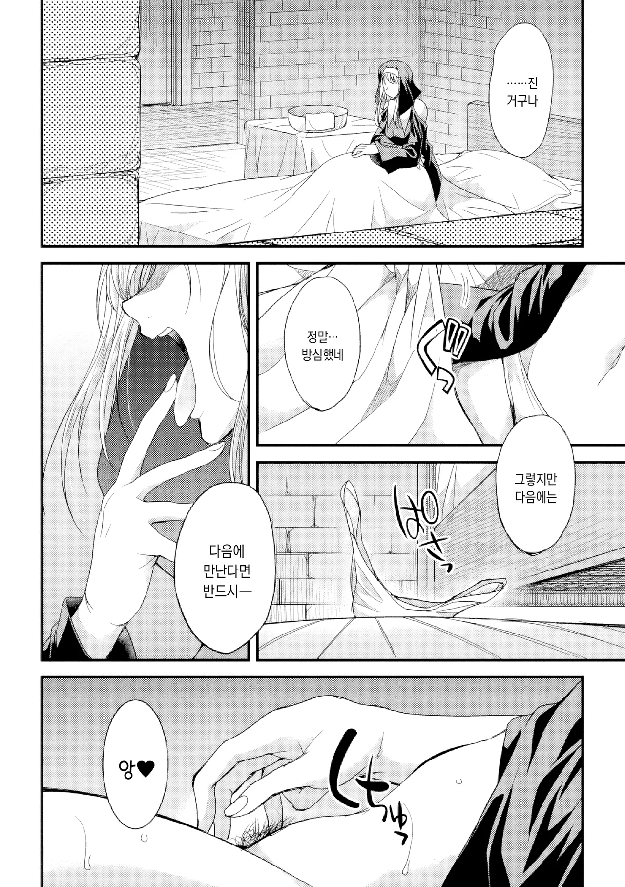 Daseijo ~Futanari Inyoku ni Ochiru Batoru Sister~ | 타락성녀 ~후타나리 음욕에 타락하는 전투 수녀~ page 11 full