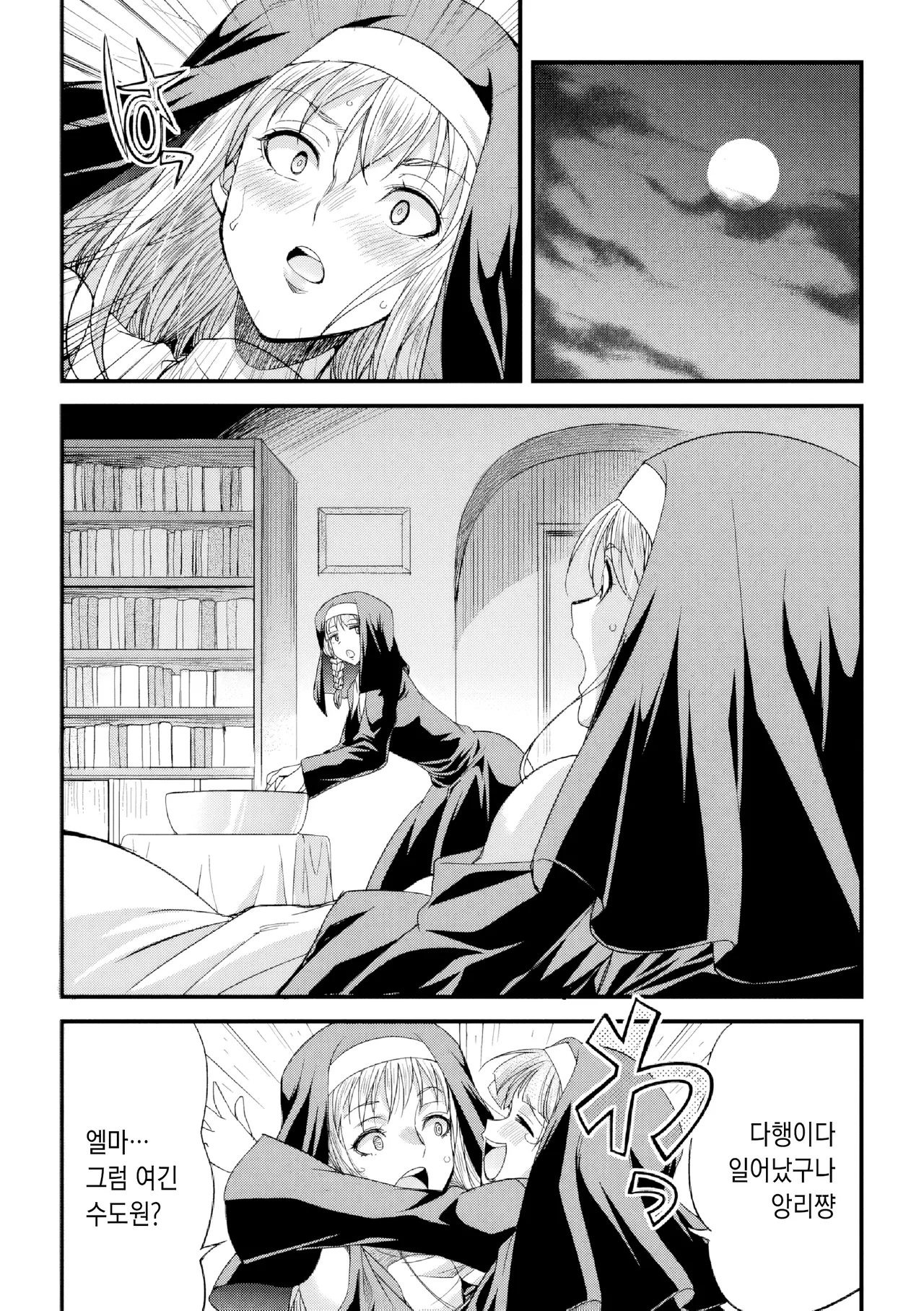 Daseijo ~Futanari Inyoku ni Ochiru Batoru Sister~ | 타락성녀 ~후타나리 음욕에 타락하는 전투 수녀~ page 9 full