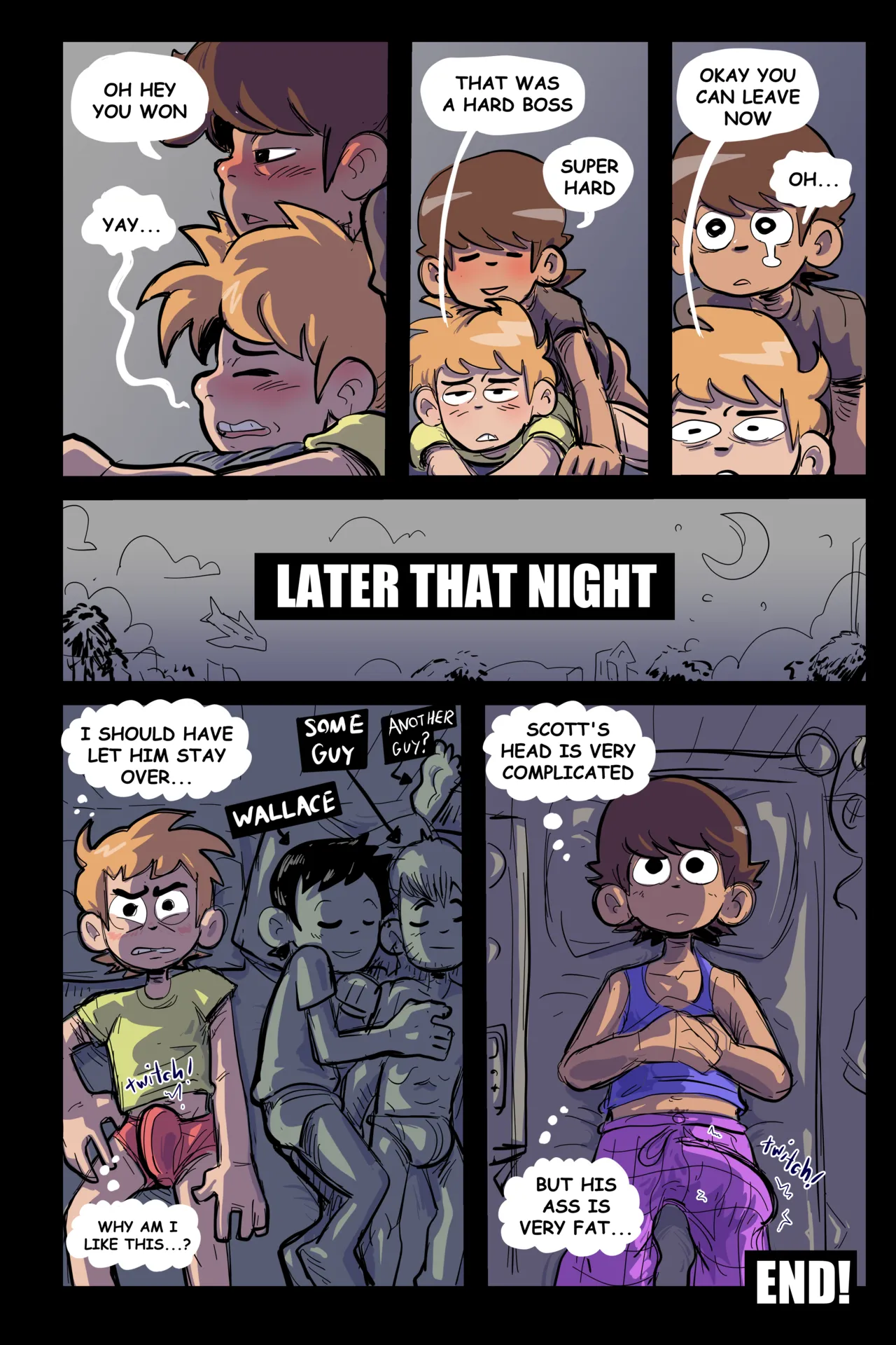 Scott Pilgrim + Big Neil GAIDEN Player Two page 9 full