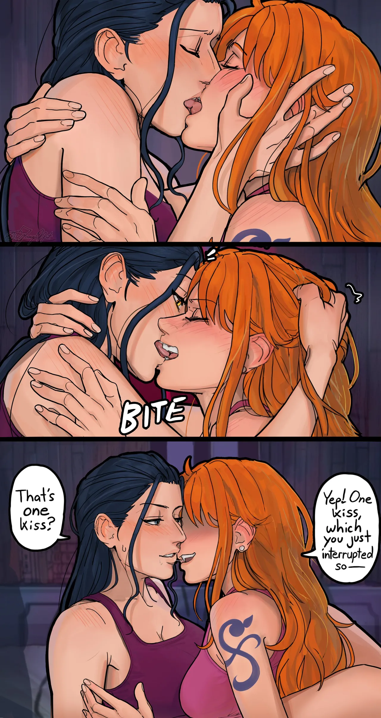 A Demon's First Kiss page 2 full