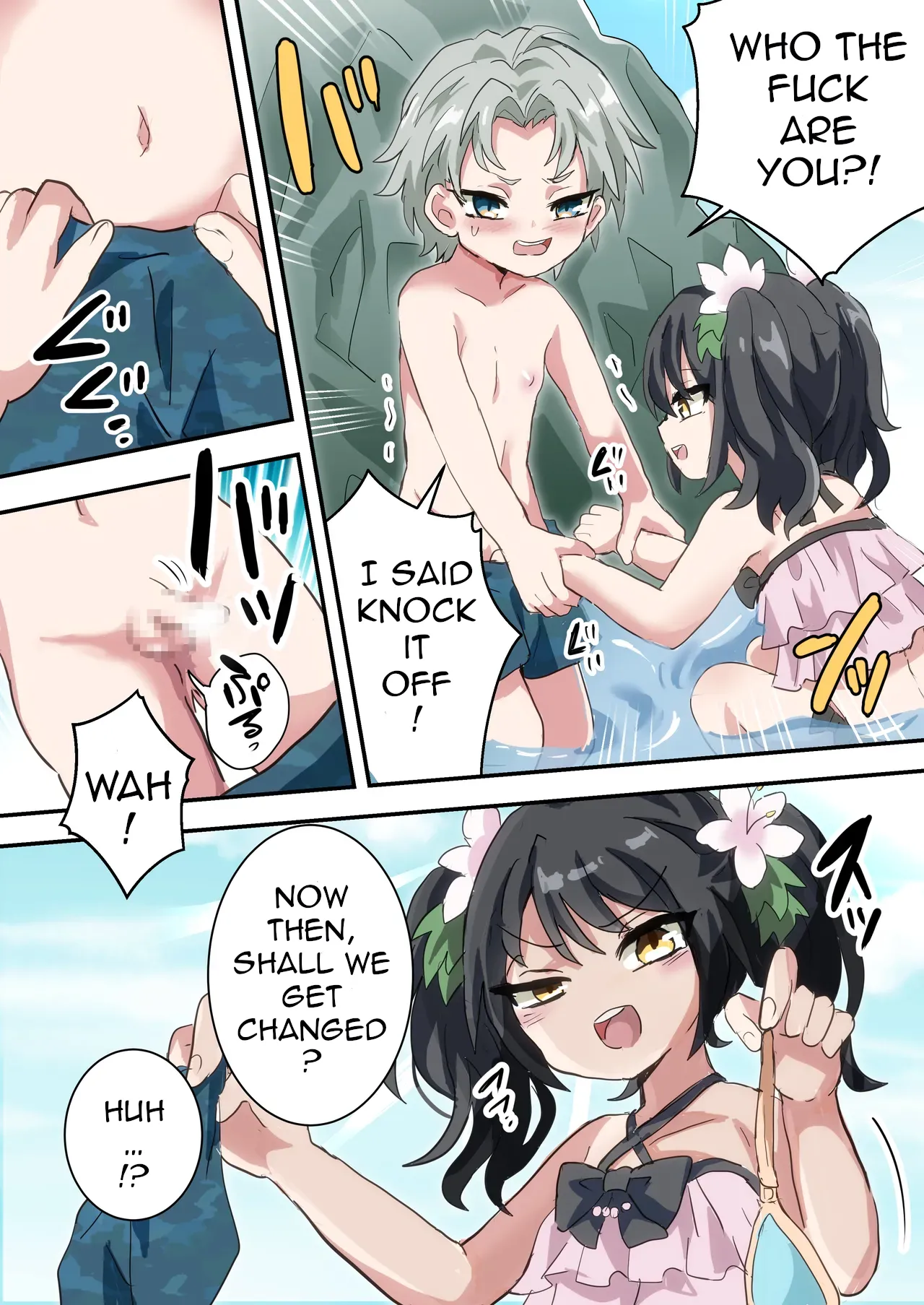 Jinrui Otokonoko-ka Keikaku Natsuyasumi Hen ~Shotaimen no Otoko no Ko-tachi to ikinari Hatsu-Ecchi!?~|Human Traptality Project Summer Vacation Arc ~These Boys are Suddenly Losing Their Virginity After They Just Met!?~ page 7 full