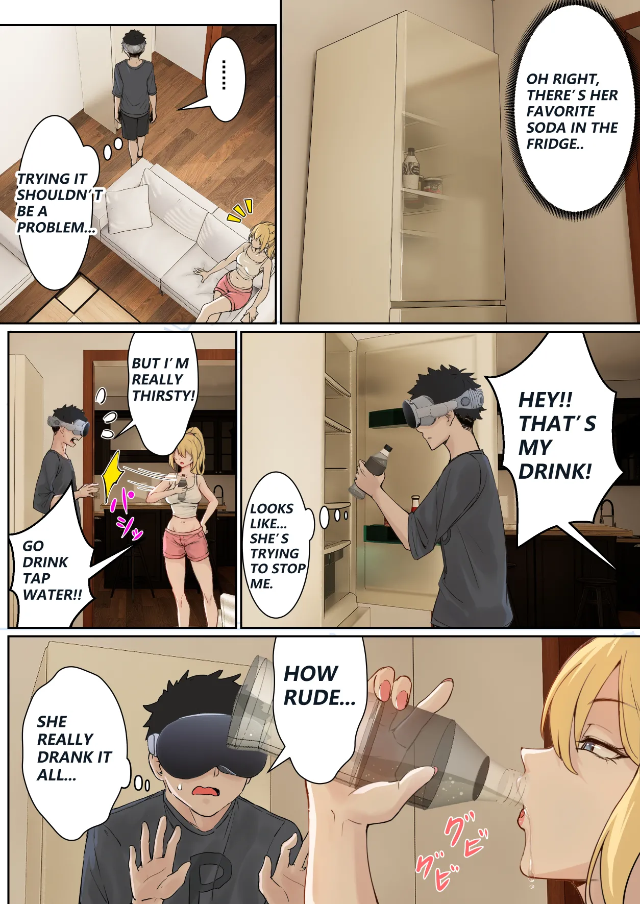 My AR glasses can see various stats about my foster sister?! page 12 full