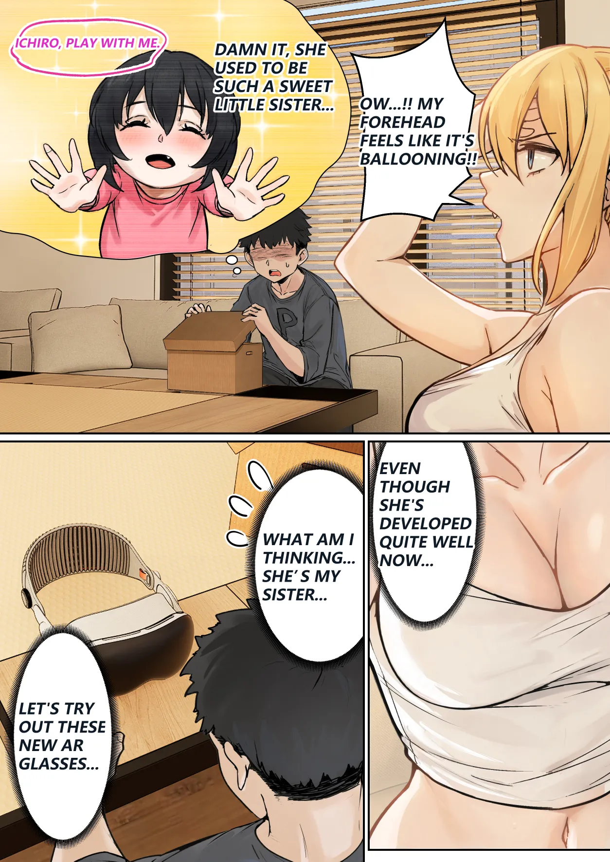 My AR glasses can see various stats about my foster sister?! page 5 full