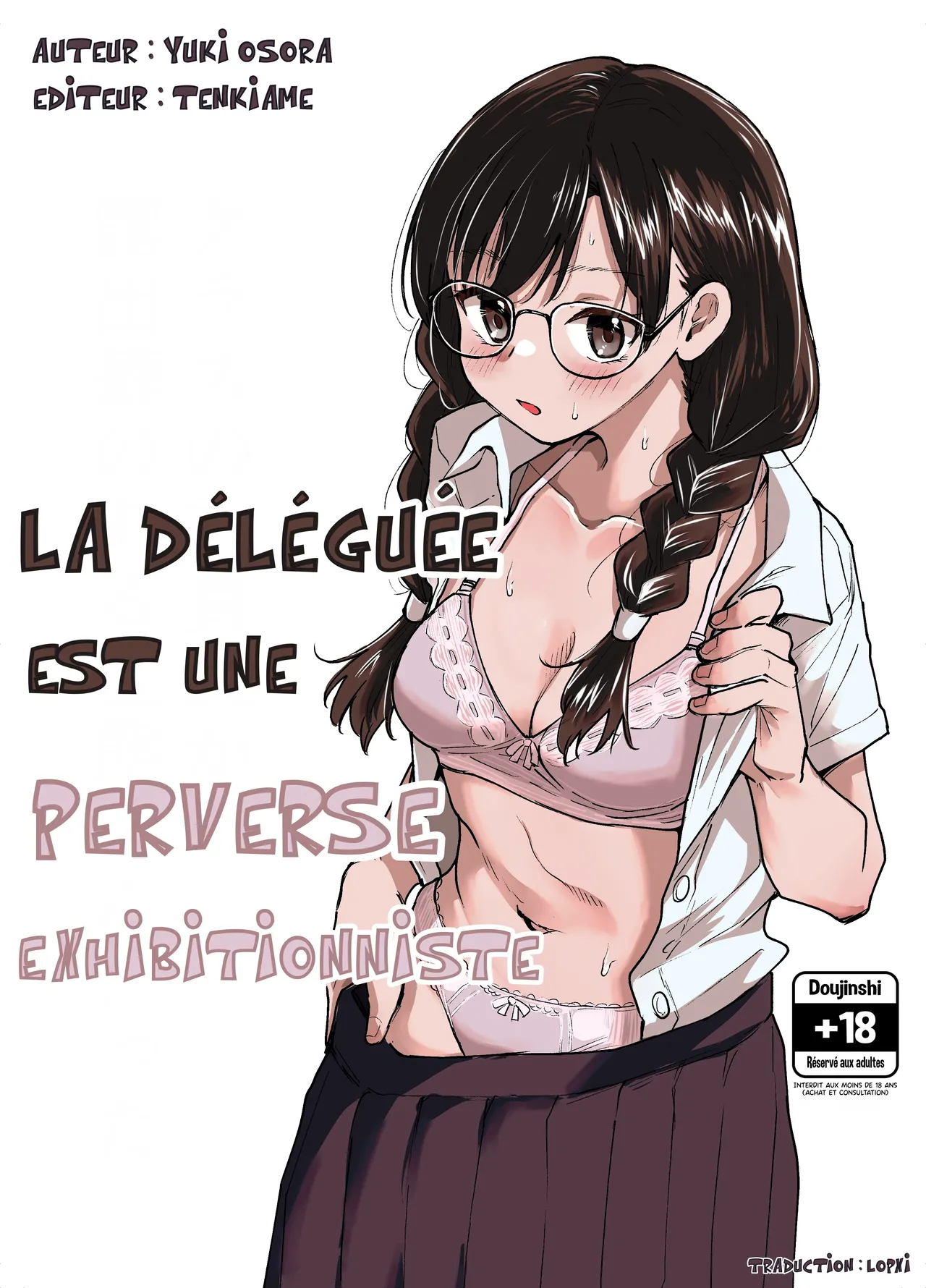 Class no Iinchou ga Roshutsuheki no Aru Hentai-san datta | La Déléguée est une Perverse Exhibitionniste page 1 full